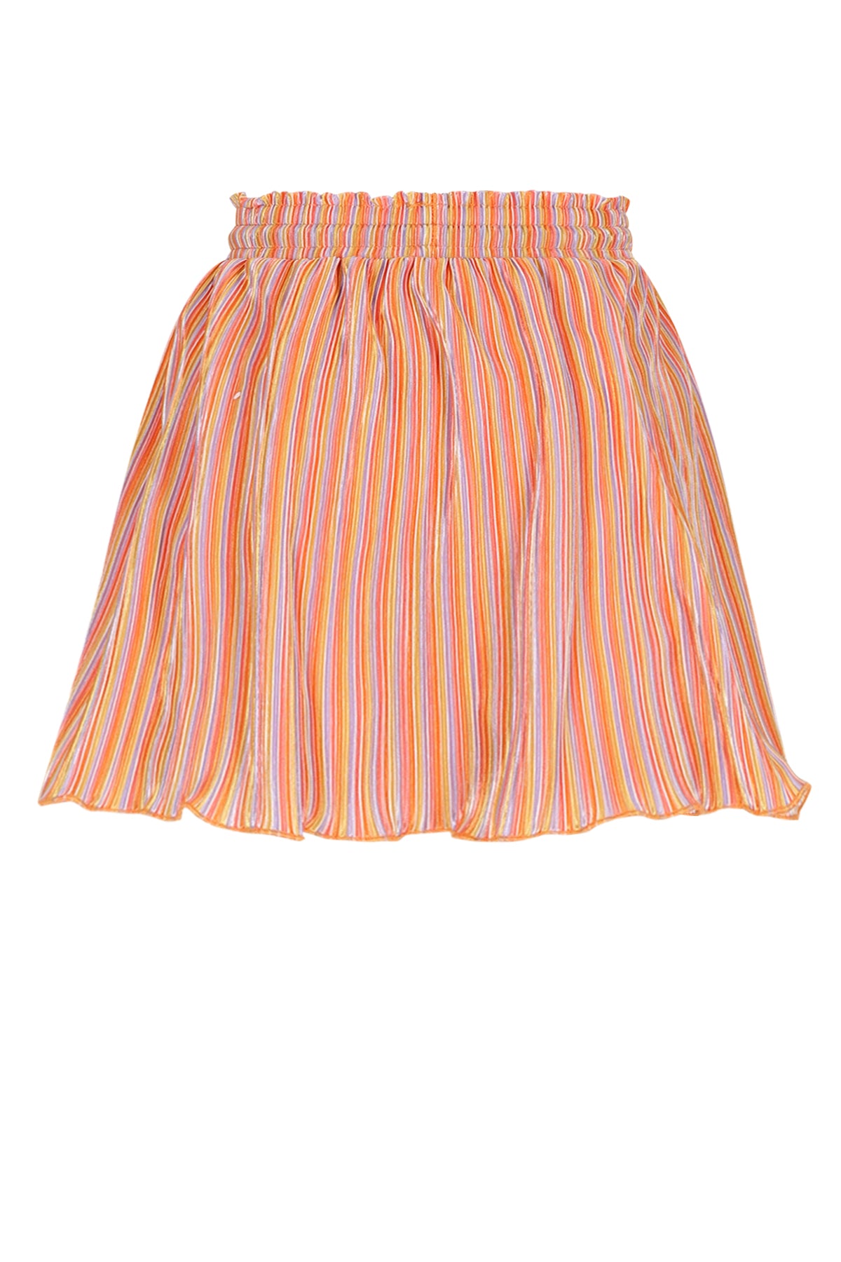 Norah Striped Plissee Skirt