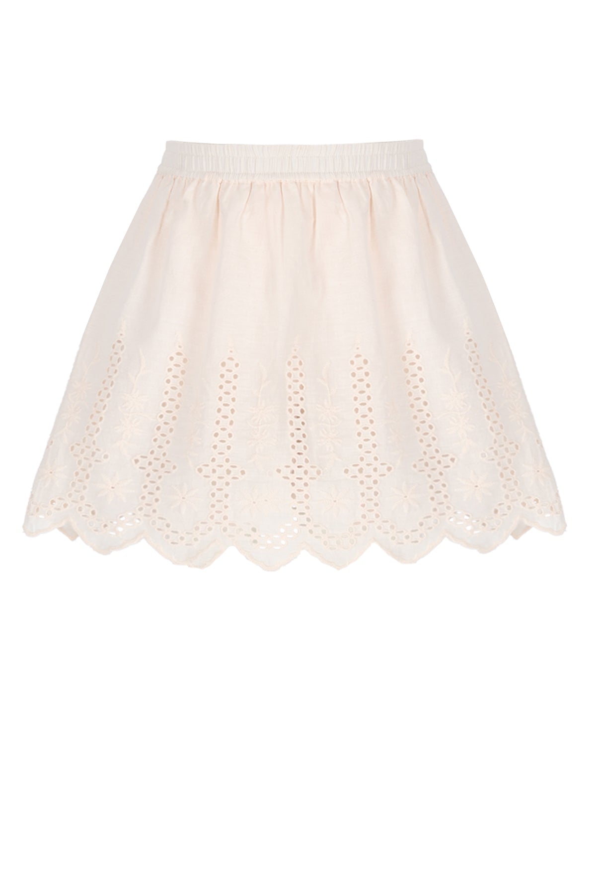 Nova Skirt with Embroidered Border