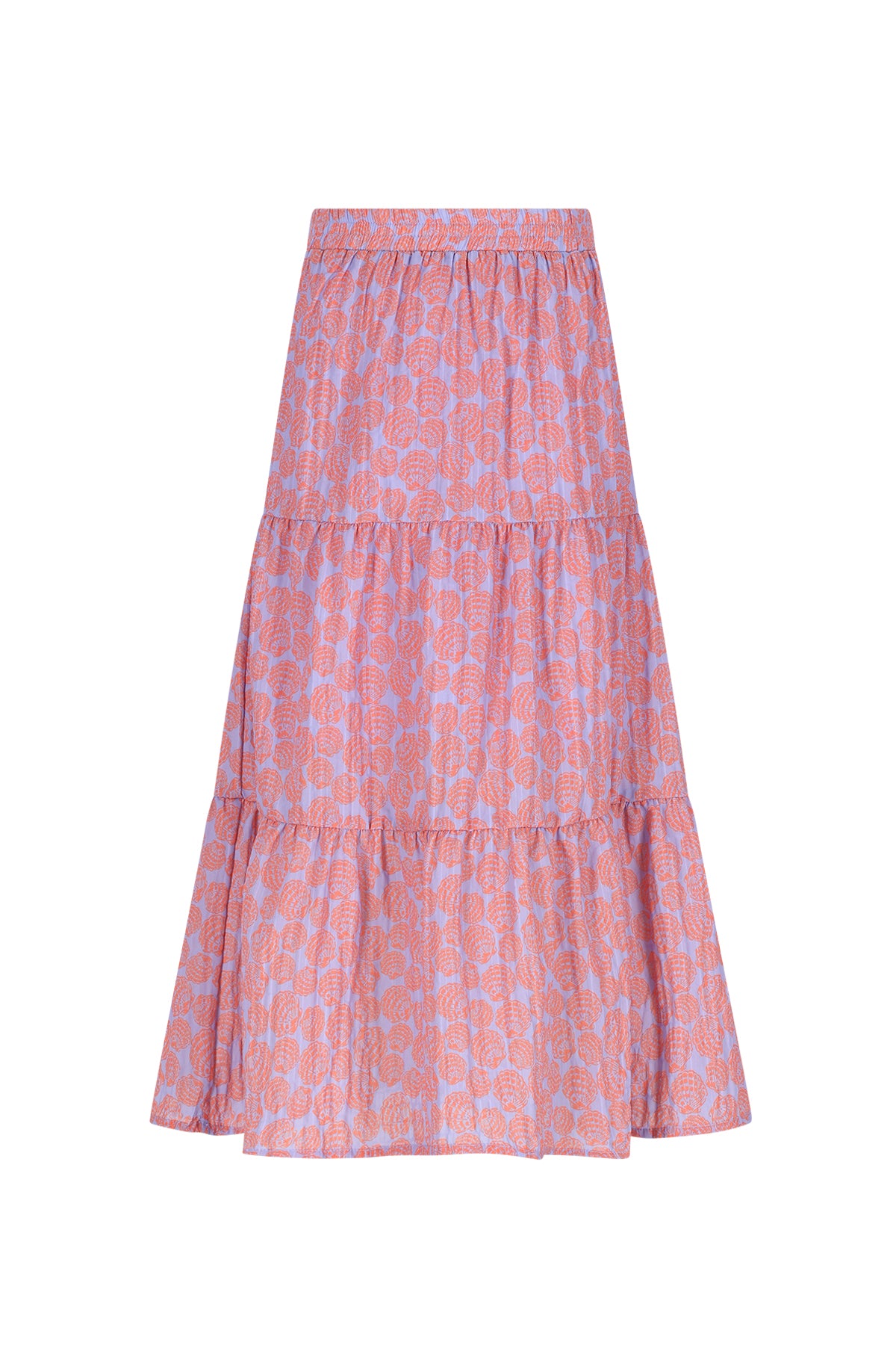 Nael AOP Shells Maxi Skirt