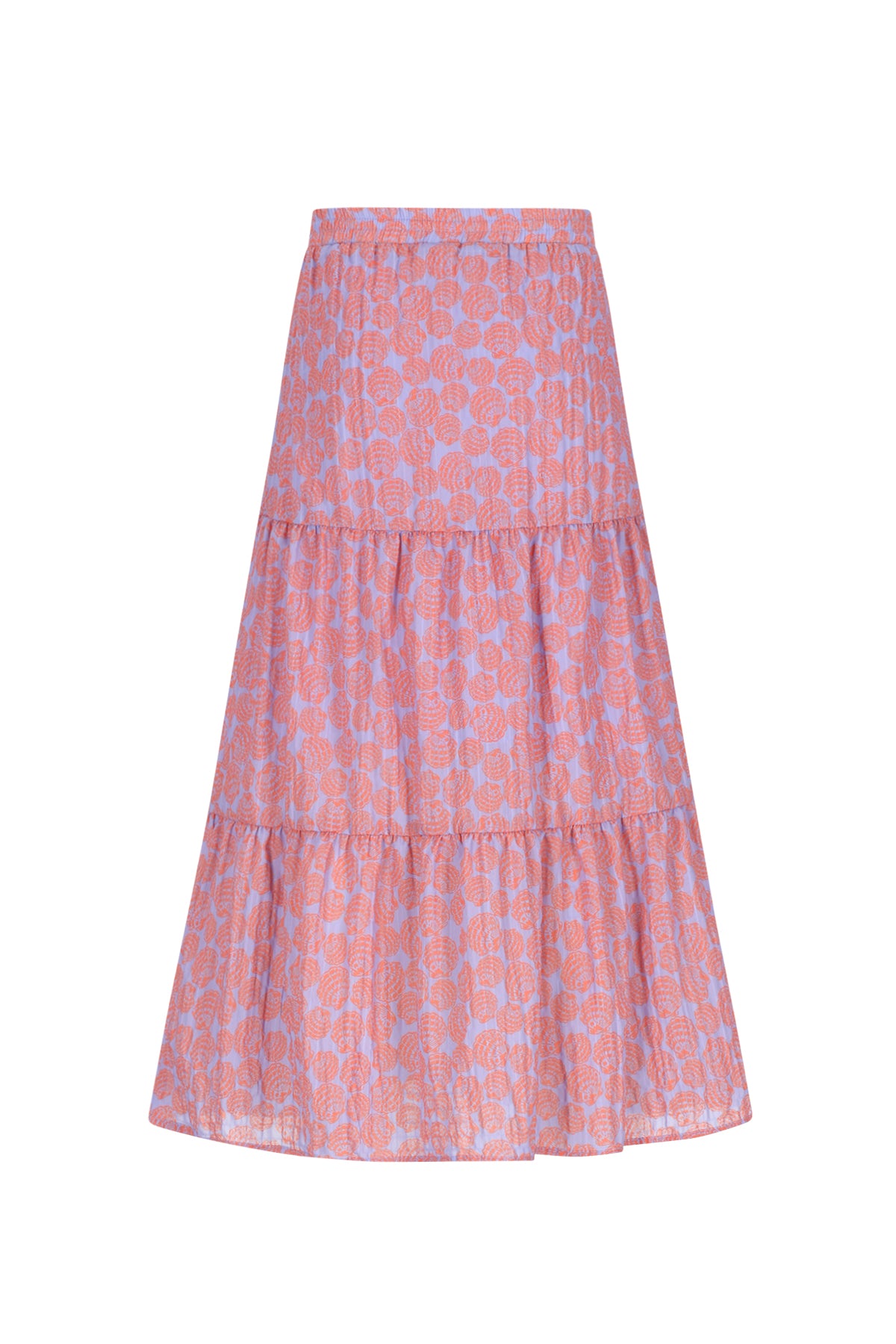 Nael AOP Shells Maxi Skirt