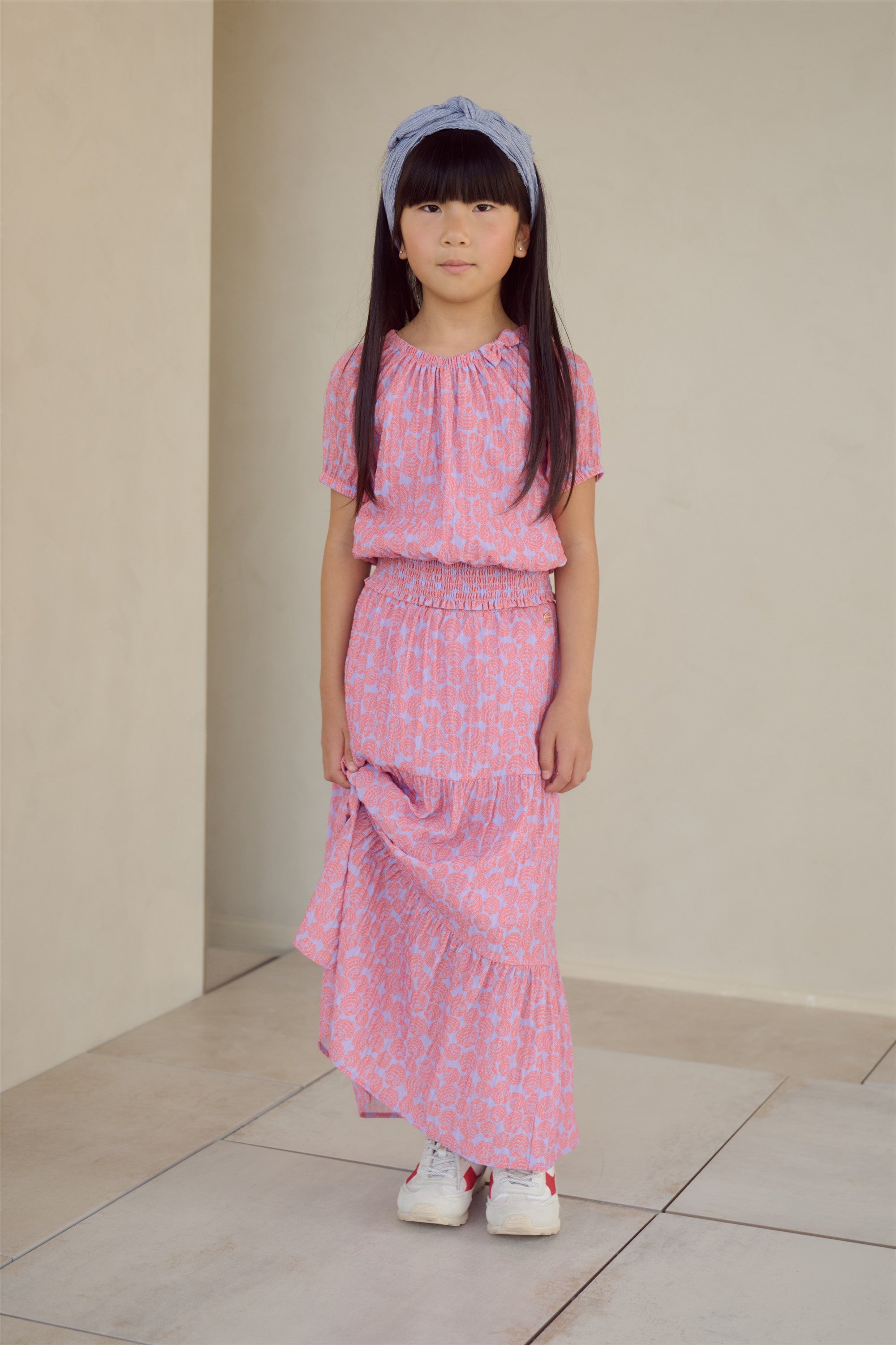 Nael AOP Shells Maxi Skirt