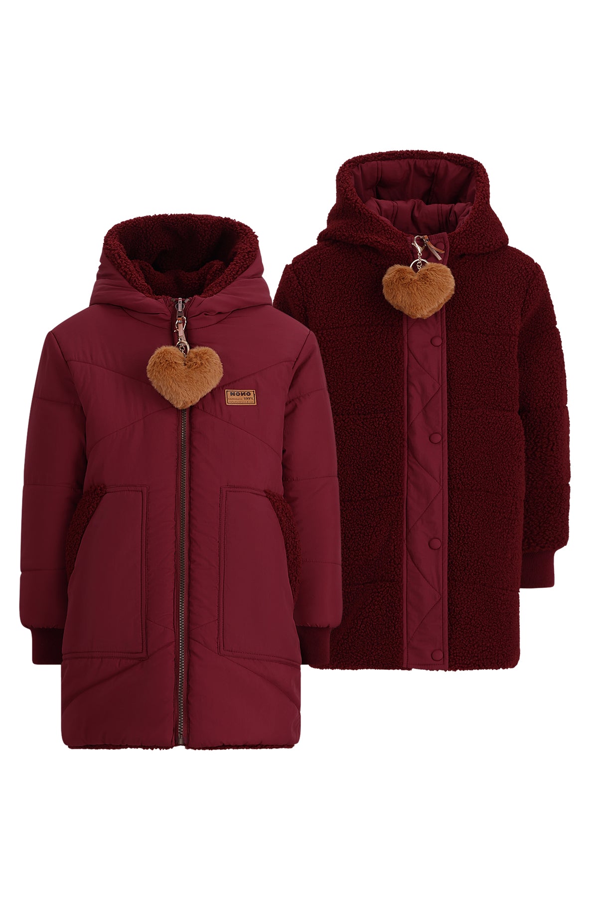 Betty MidLong Reversible Winterjacket
