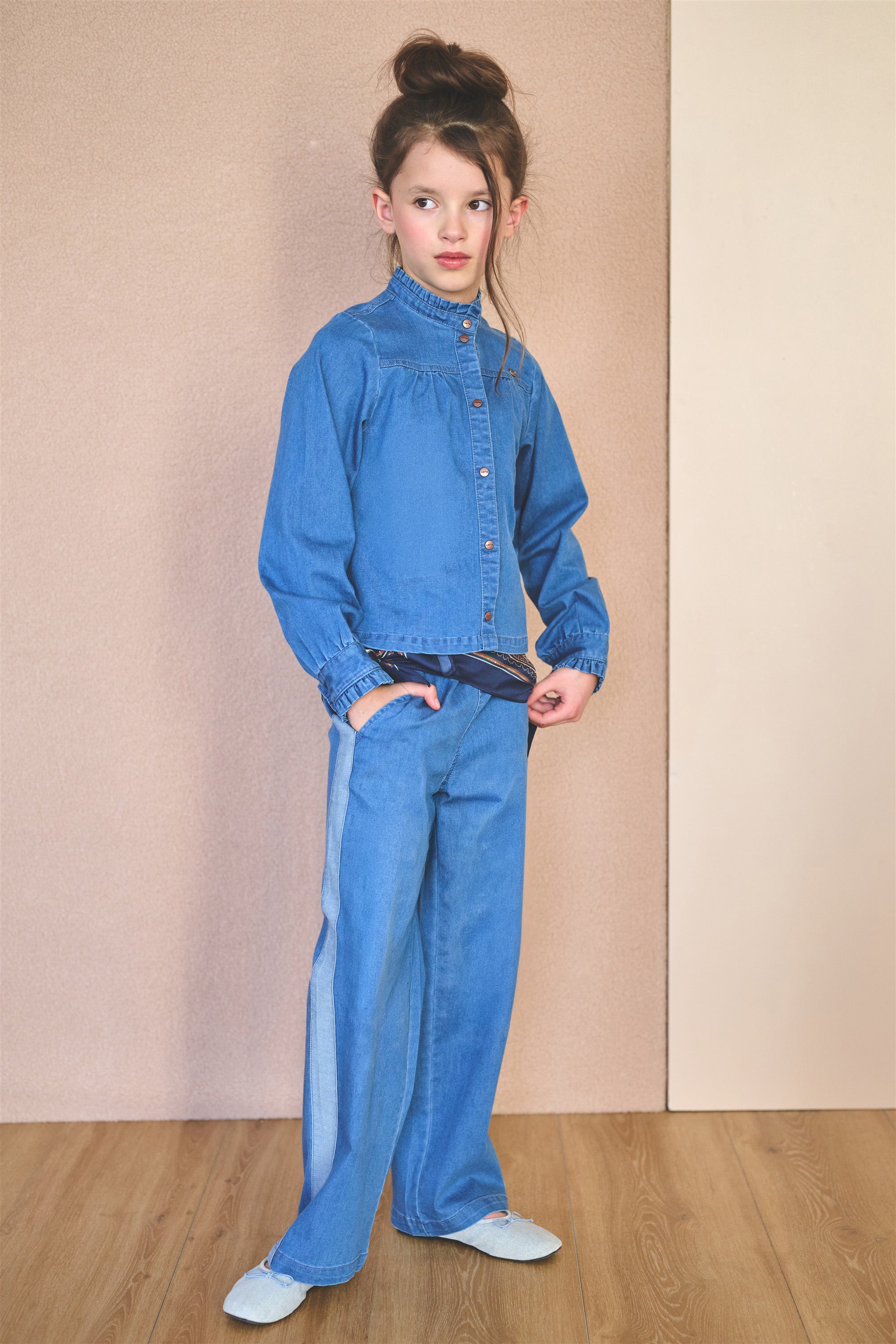 Tikky Light Weight Denim Blouse
