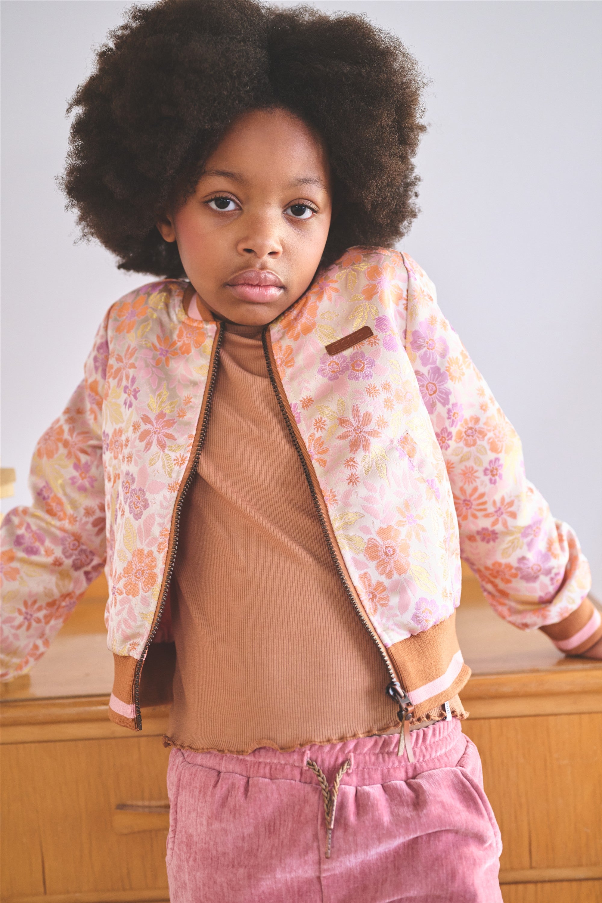 Doris Flower Jacquard IndoorJacket