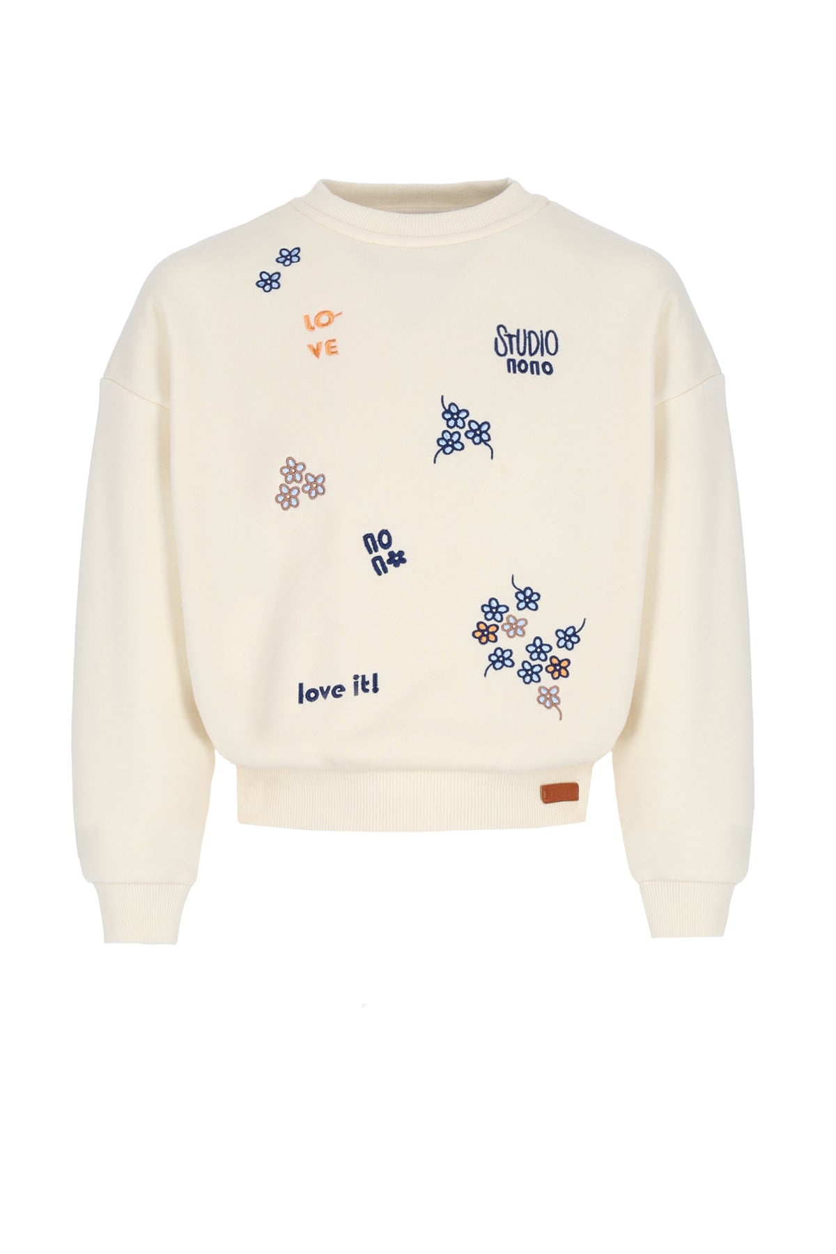 Konono soft furry sweater with embro
