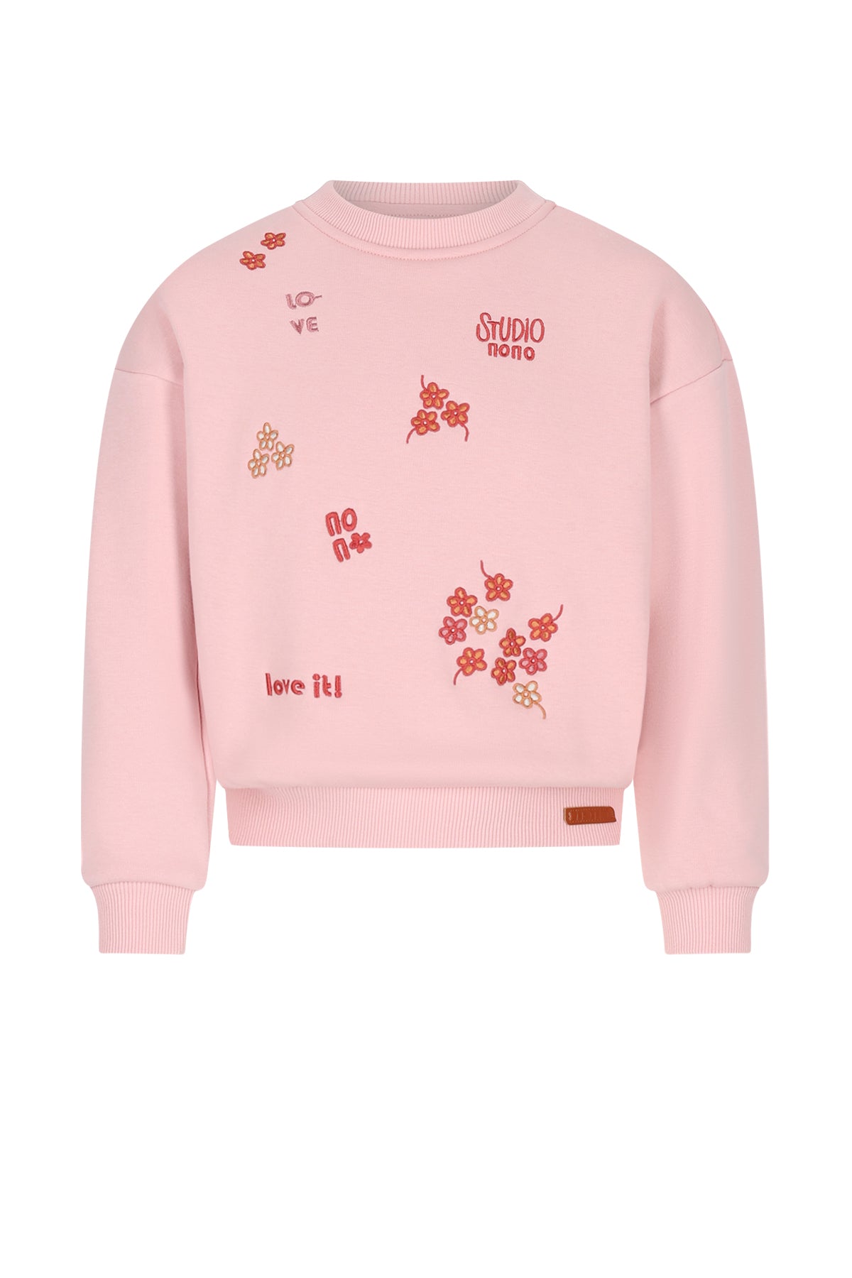 Konono soft furry sweater with embro