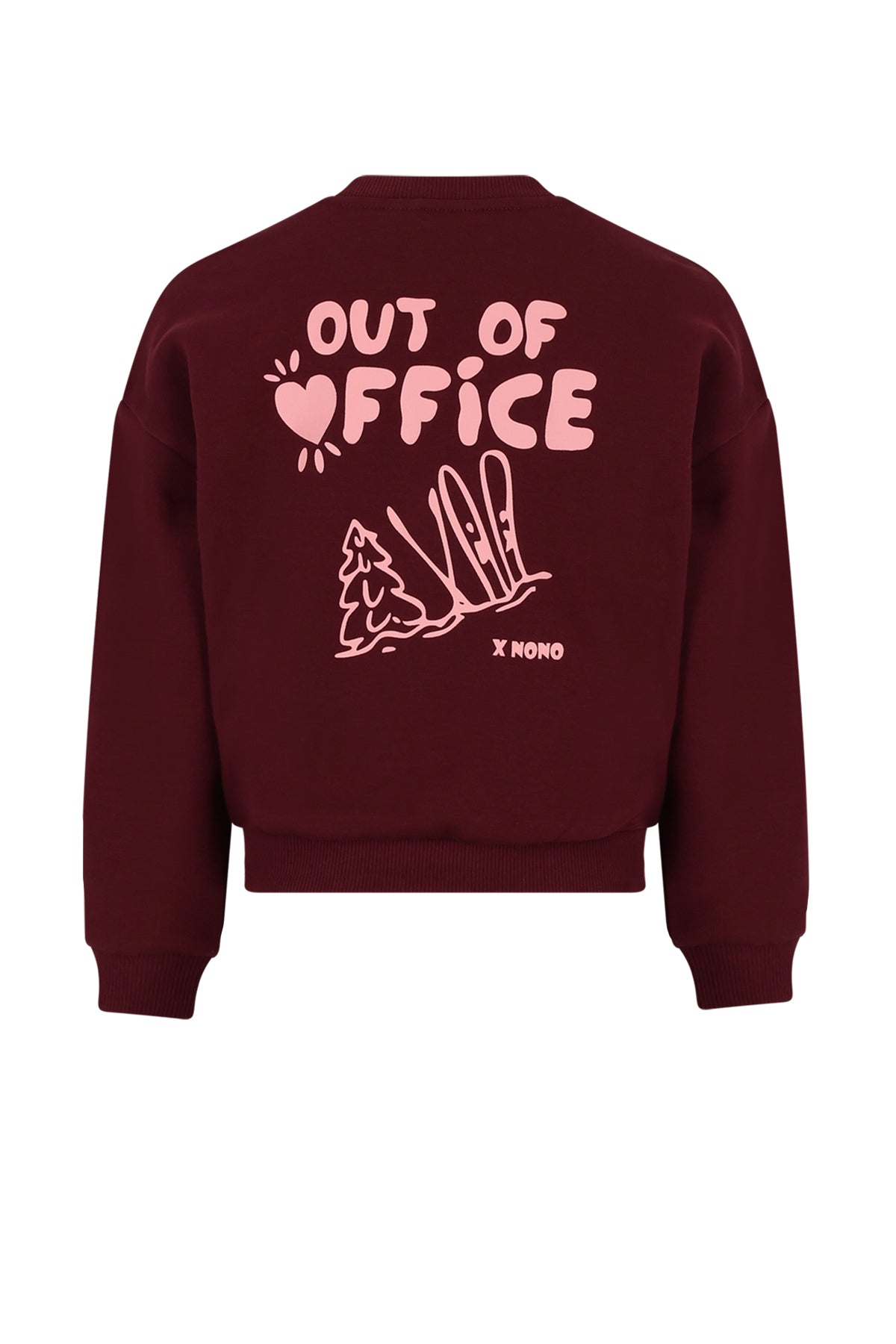 Konono Soft Furry Sweat Out of Office print