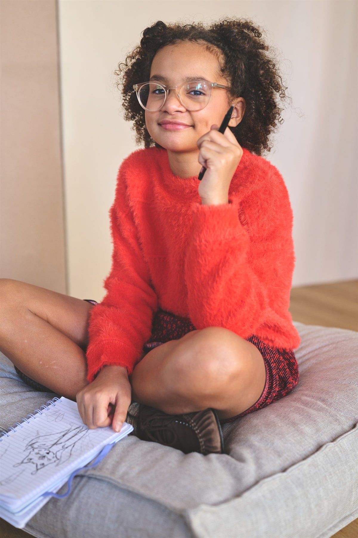Keson Fluffy Soft Knitted Sweater
