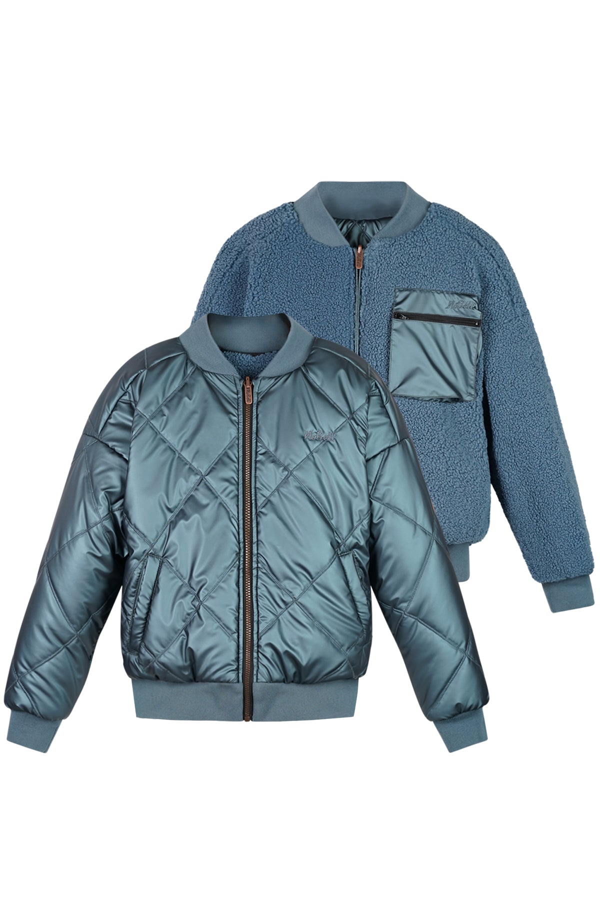 Bomber Reversible Bomber Jacket with hidden hood
