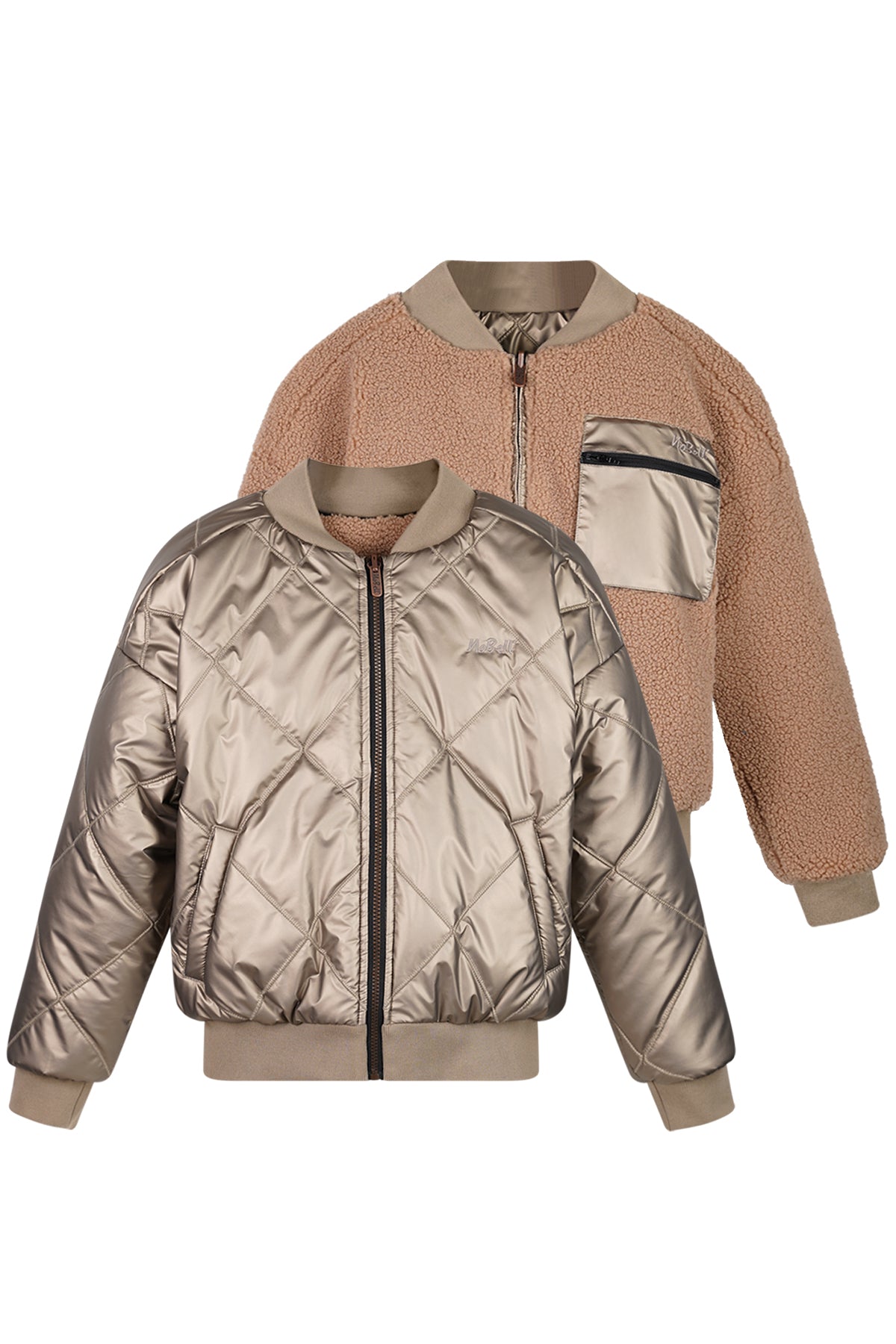 Bomber Reversible Bomber Jacket with hidden hood