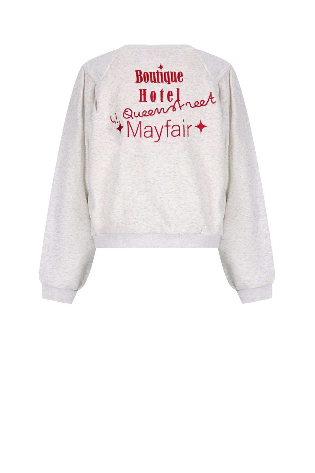 Kaila Furry Sweat with contrast cuffs