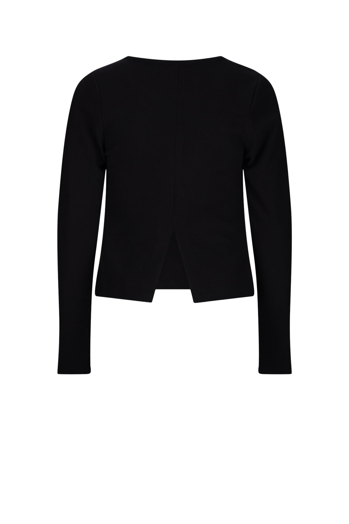 Kobra Melange Rib Top with slit at back