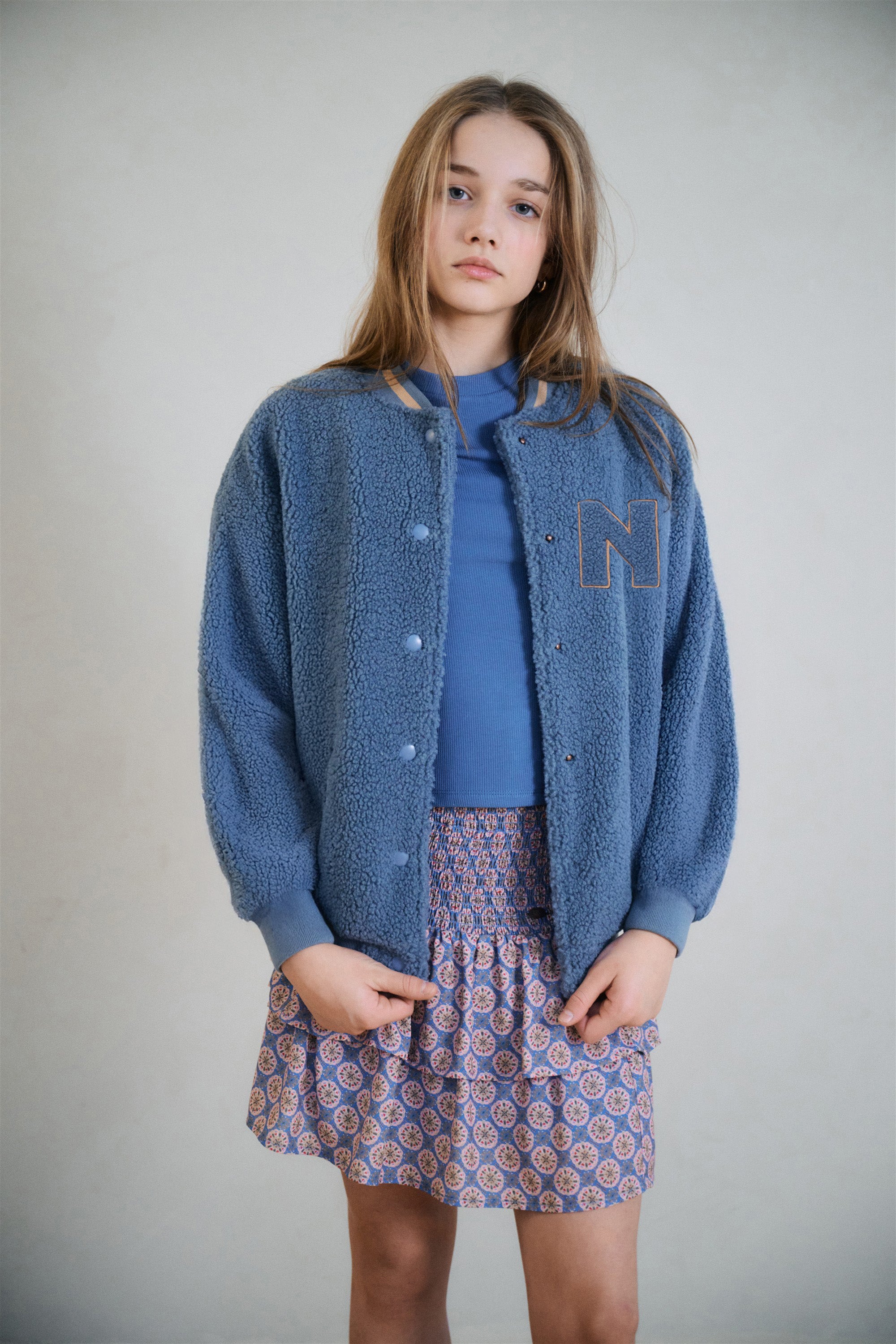 Nika Smocked layered skirt