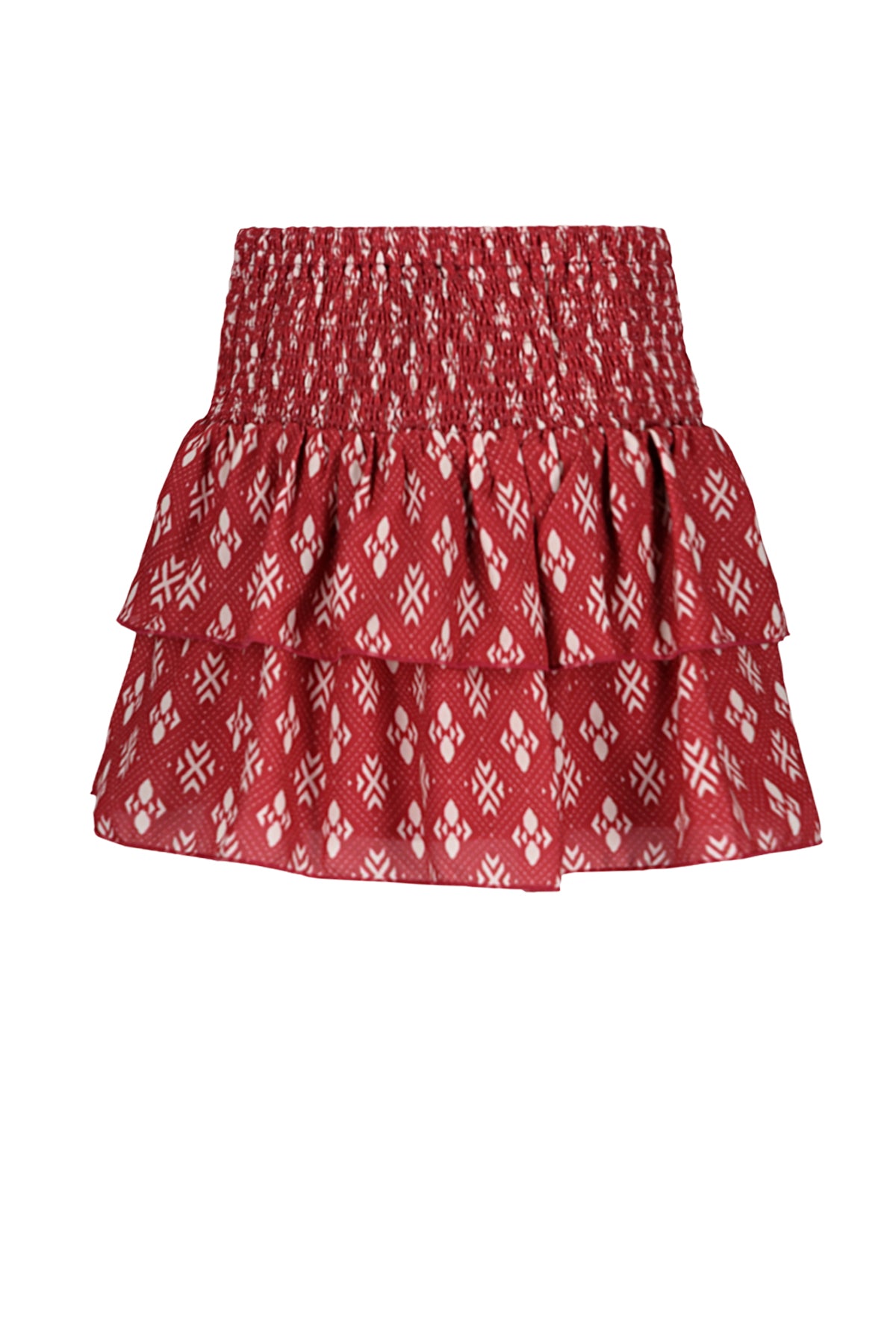Nika Smocked layered skirt