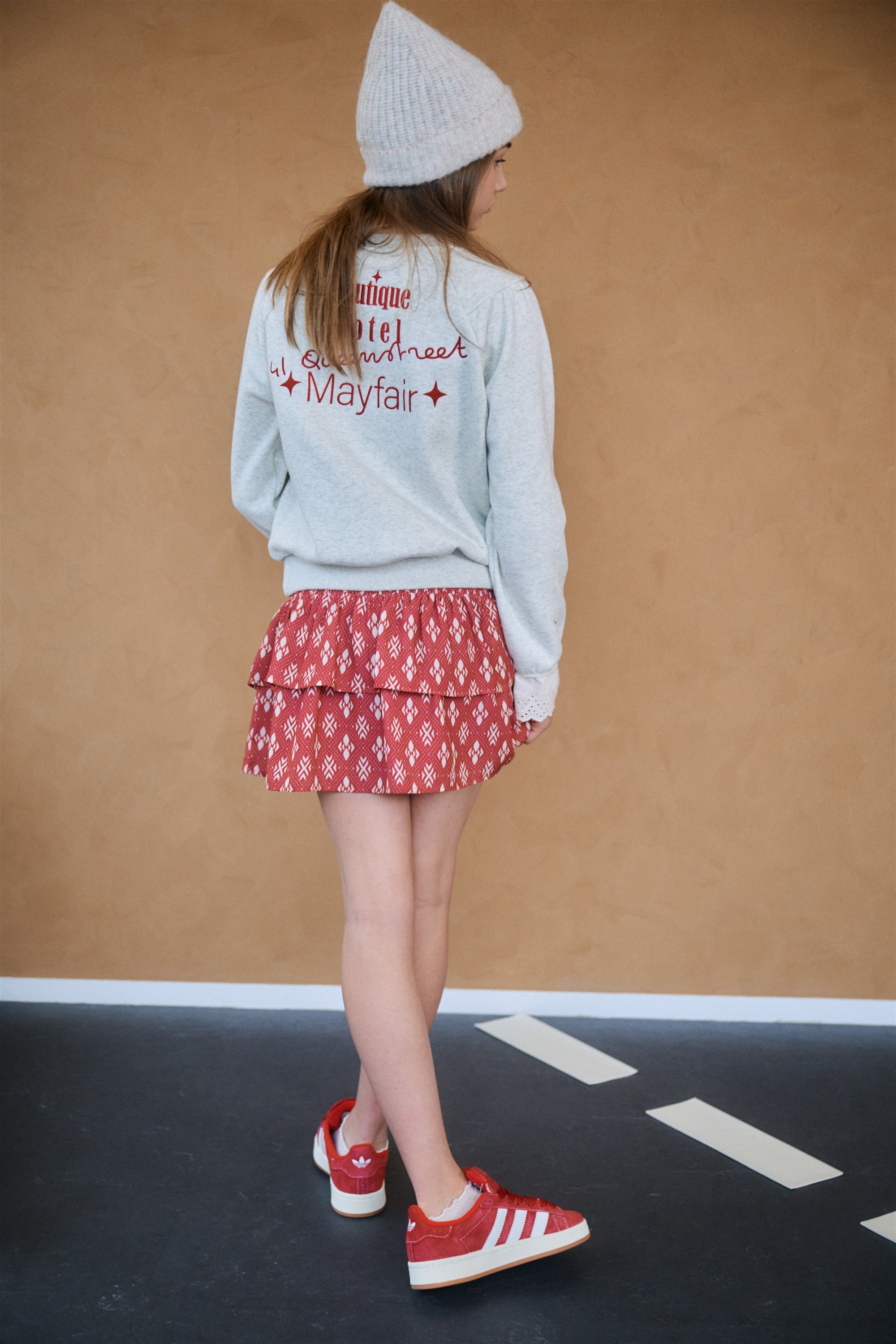 Nika Smocked layered skirt