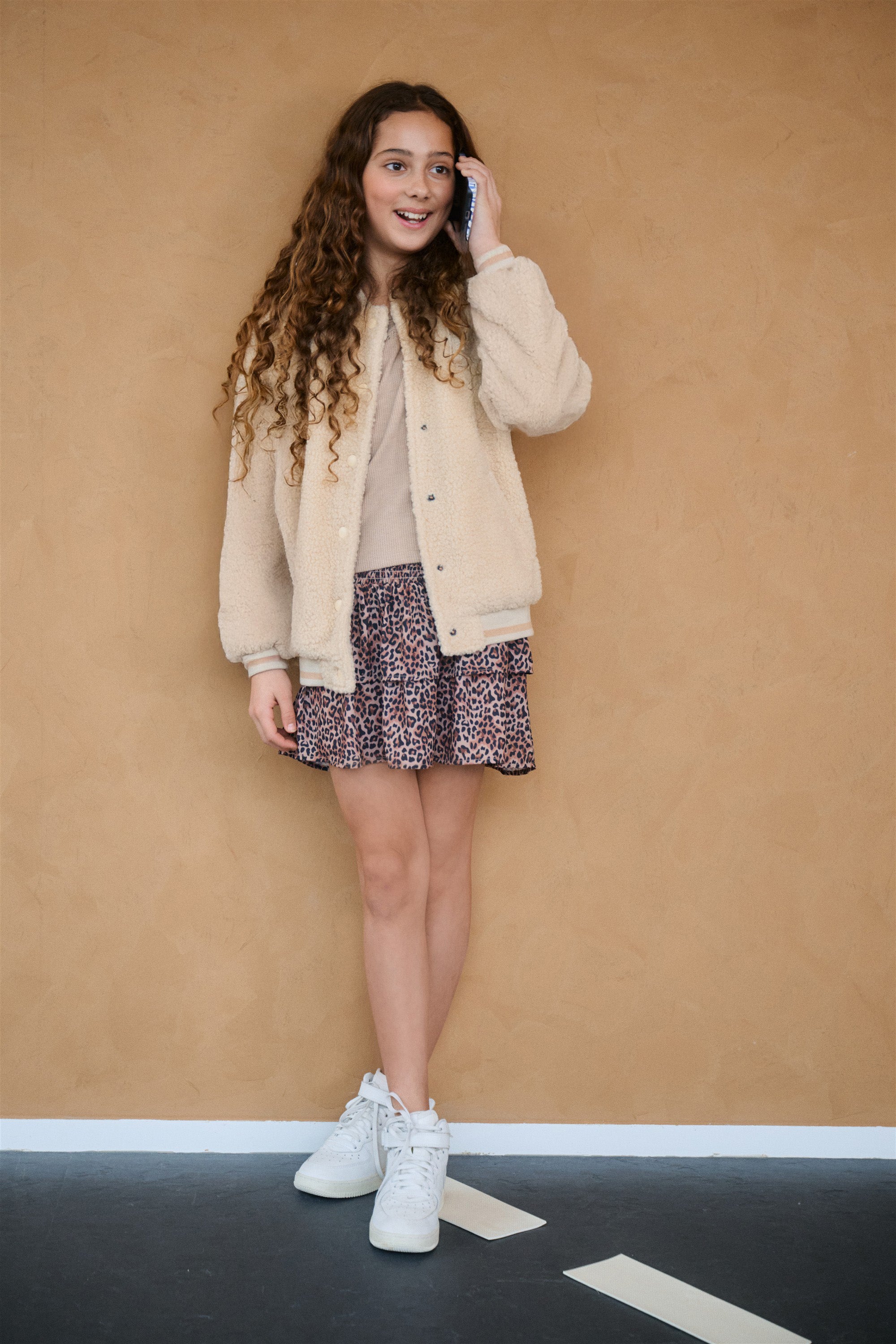 Nika Smocked layered skirt
