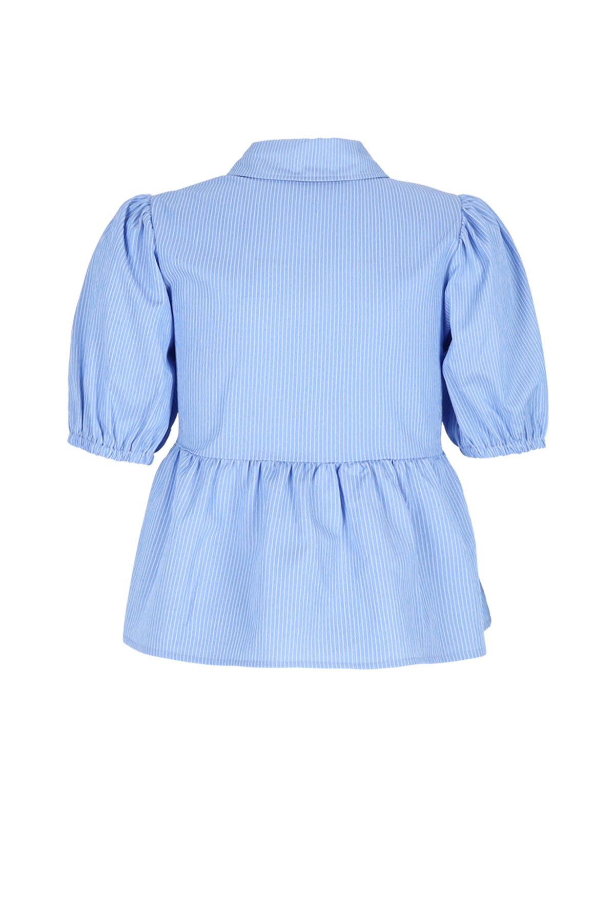 Tiggs Striped Blouse puff sleeve