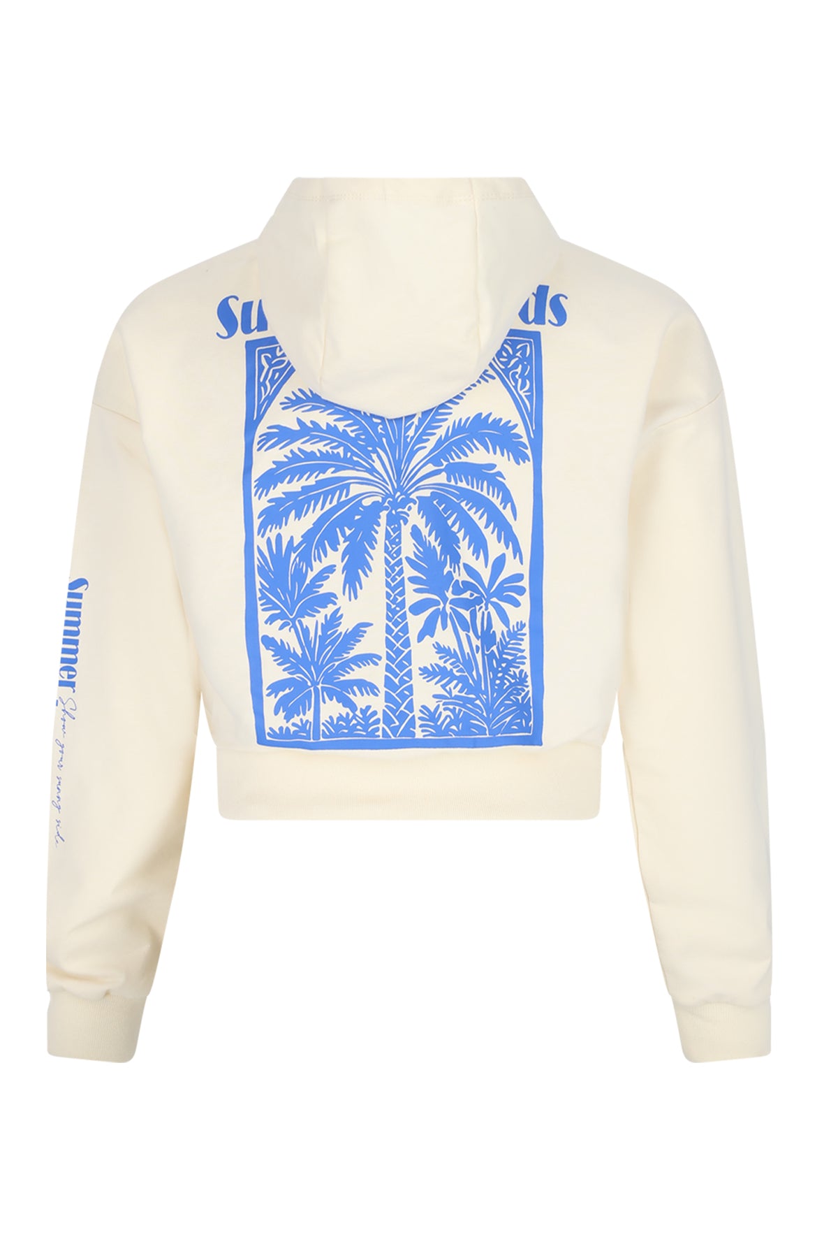 Kumy Hooded Sweater with Big Puff Back Print
