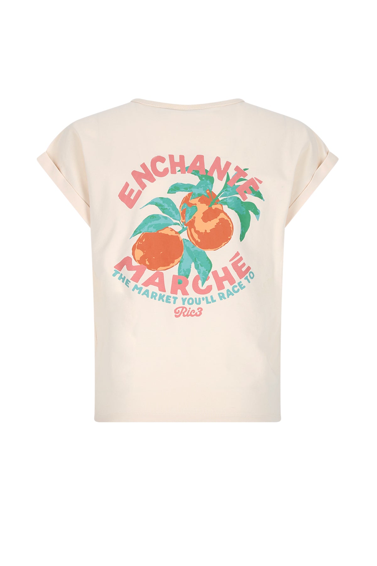 Kasis T-shirt Enchante with Big Back Print