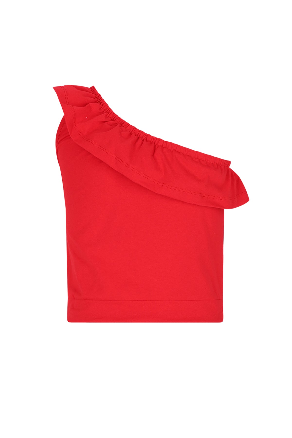 Kean One-Shoulder Jersey Top