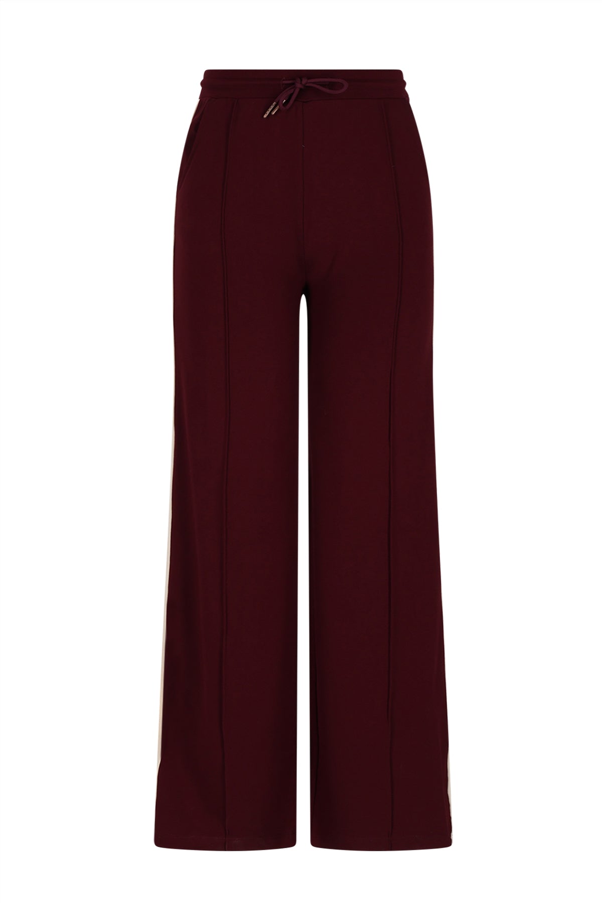 Sylvie Travellers Interlock Pants Wide Leg with contrast sideseam