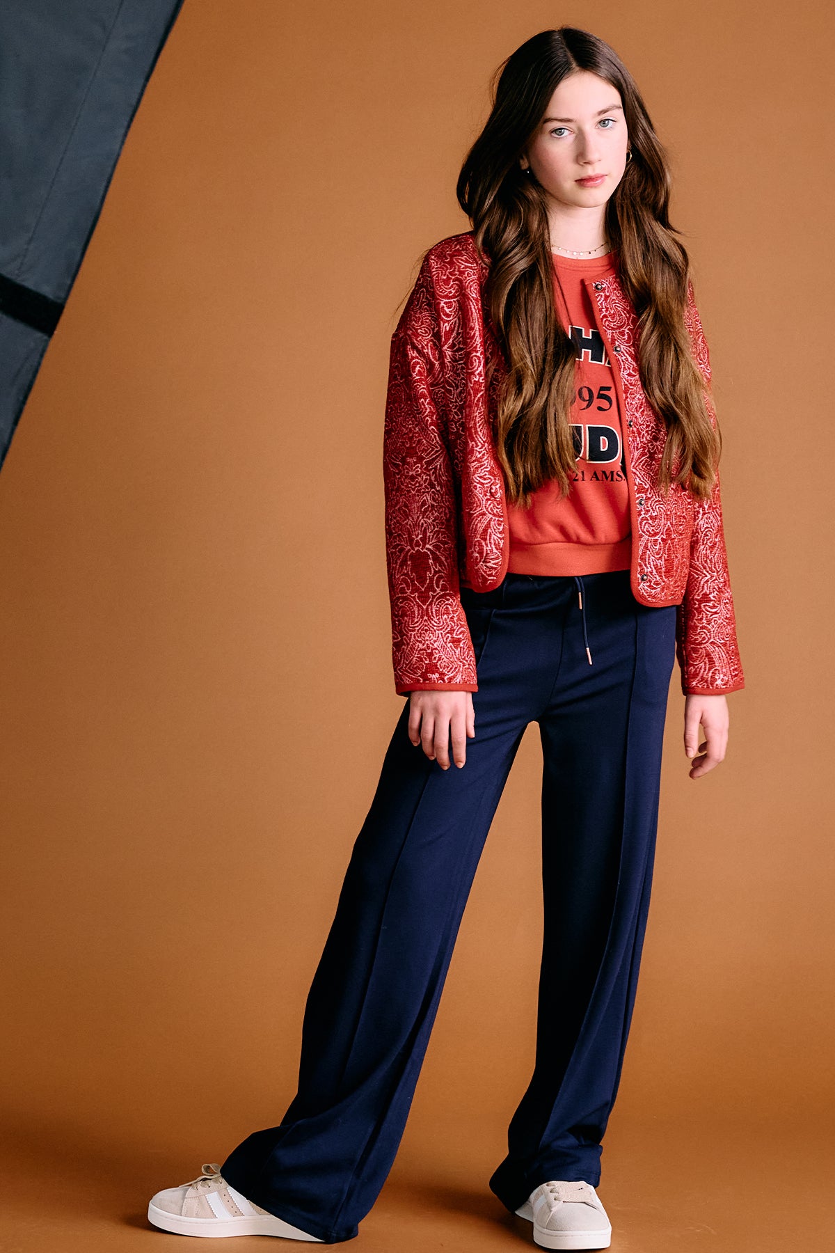 Sylvia Travellers Interlock Pants Wide leg
