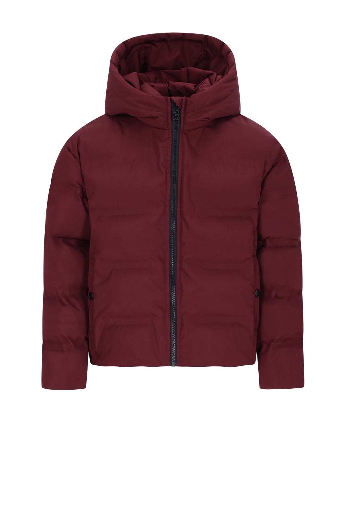 BELLA plain coat with glued lines