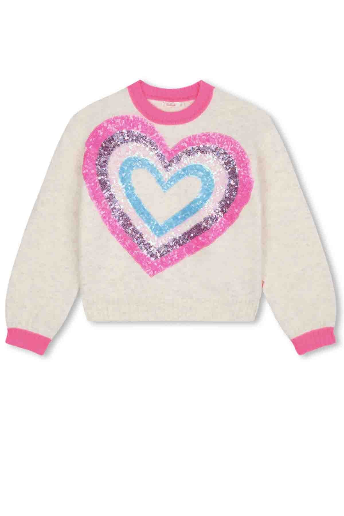 Trui glitterhart - Ko&Flo