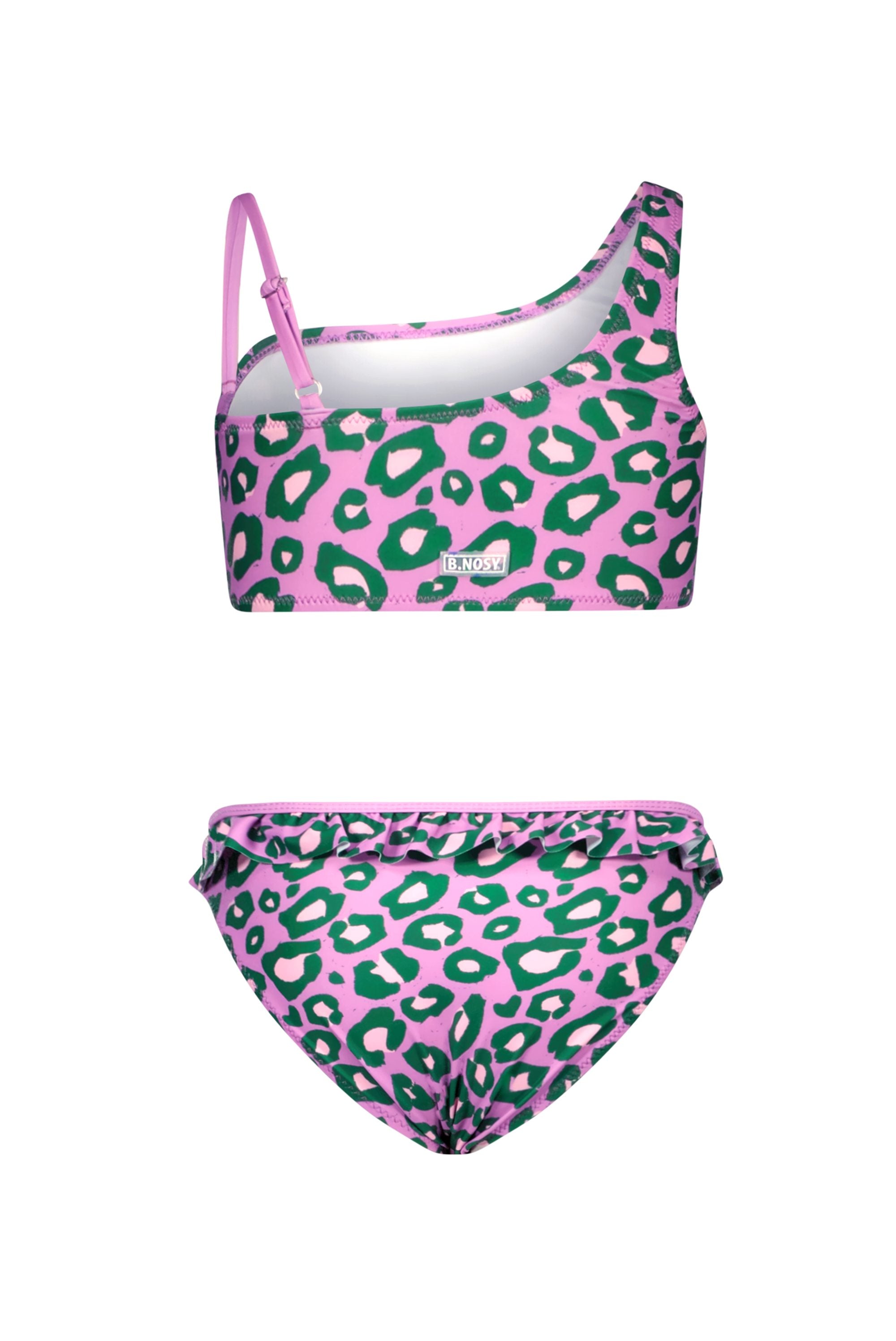 Wendy slanted bikni with print