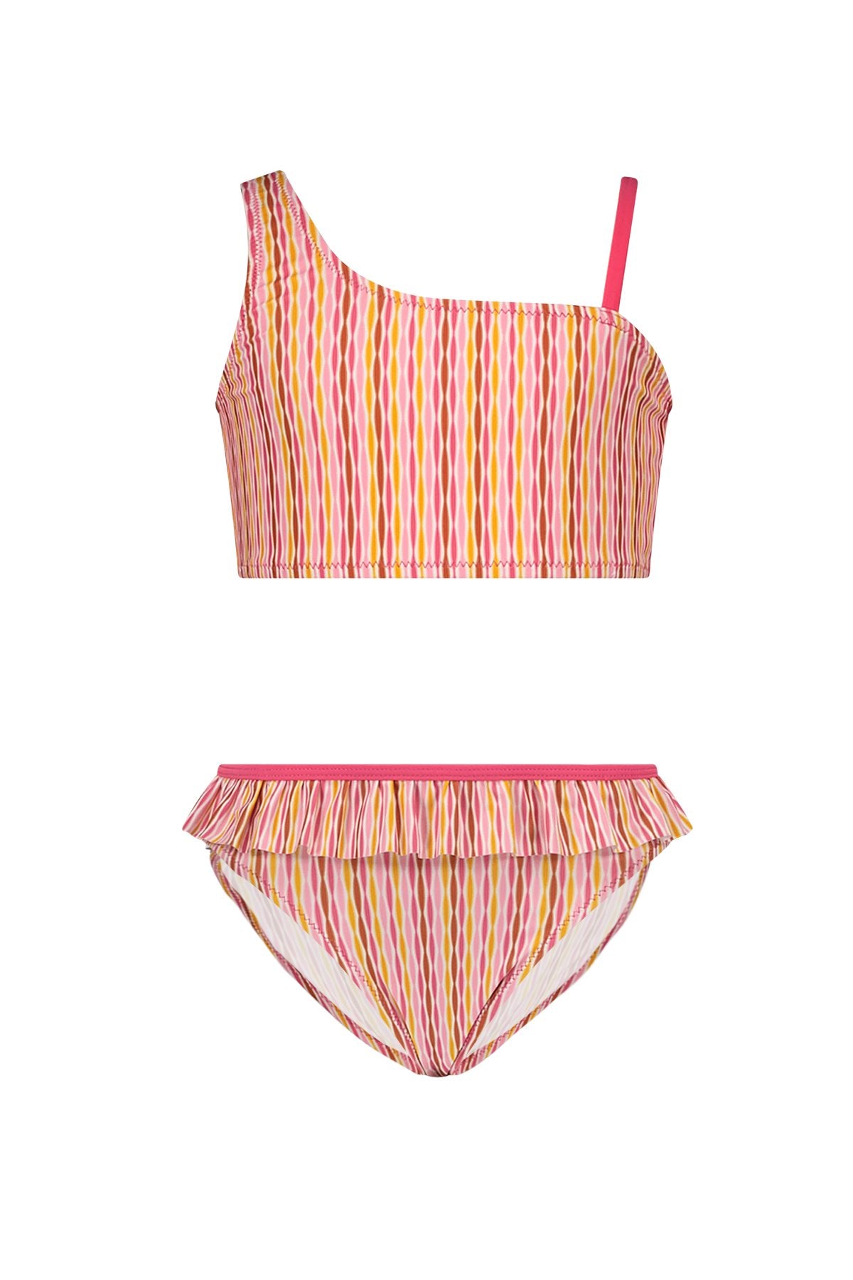 Wendy slanted bikni with print