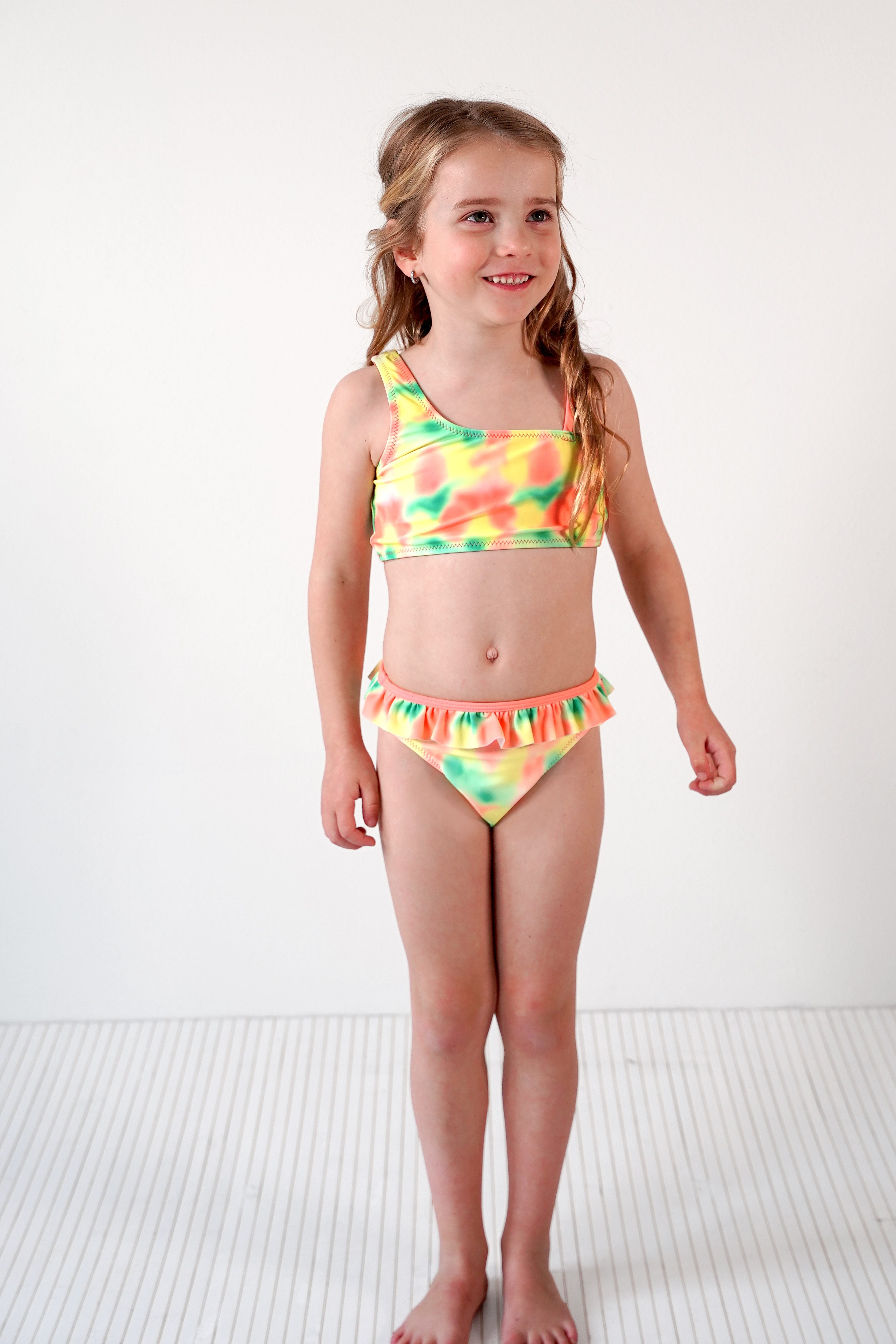 Wendy slanted bikni with print