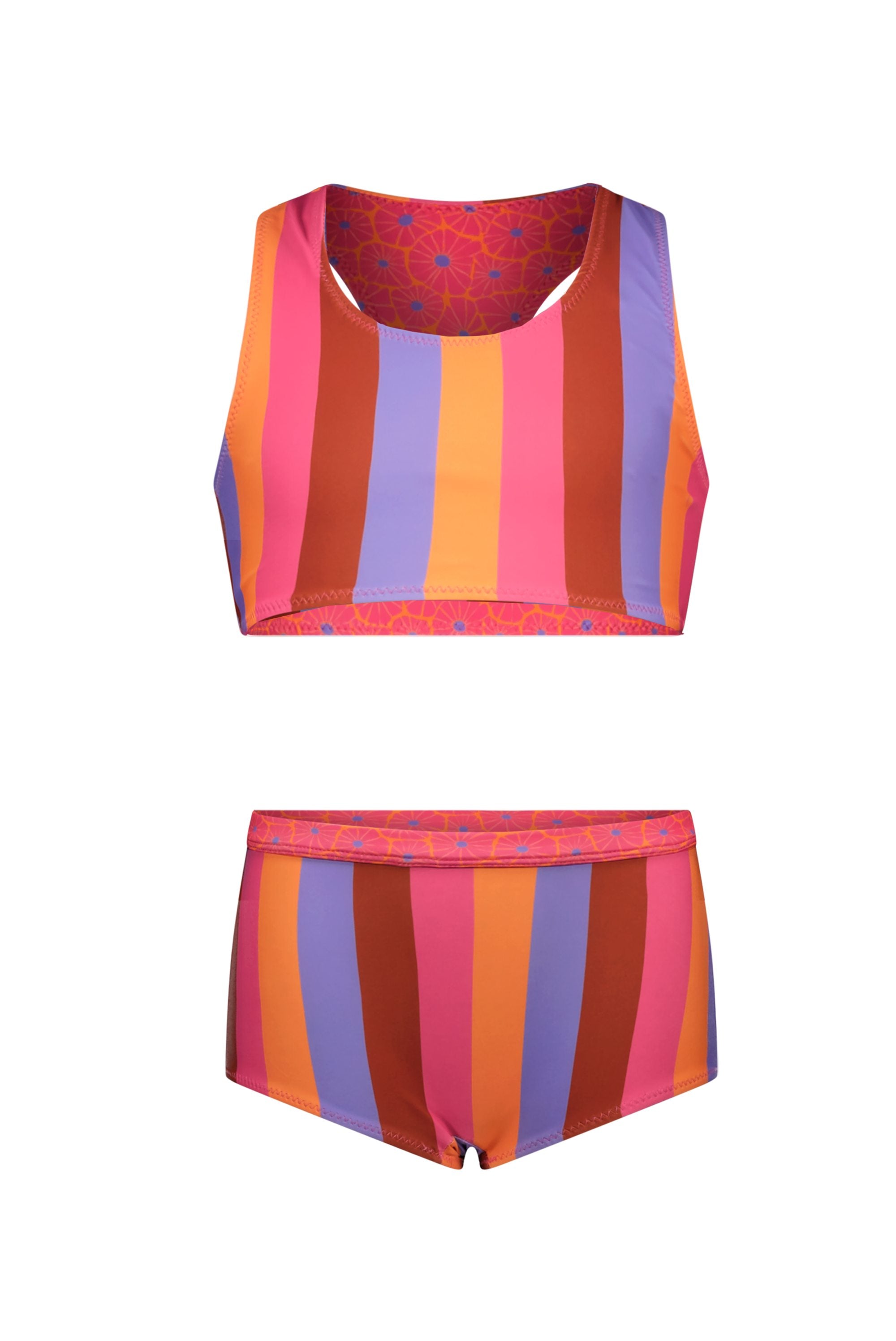 Winona reversible bikini with print