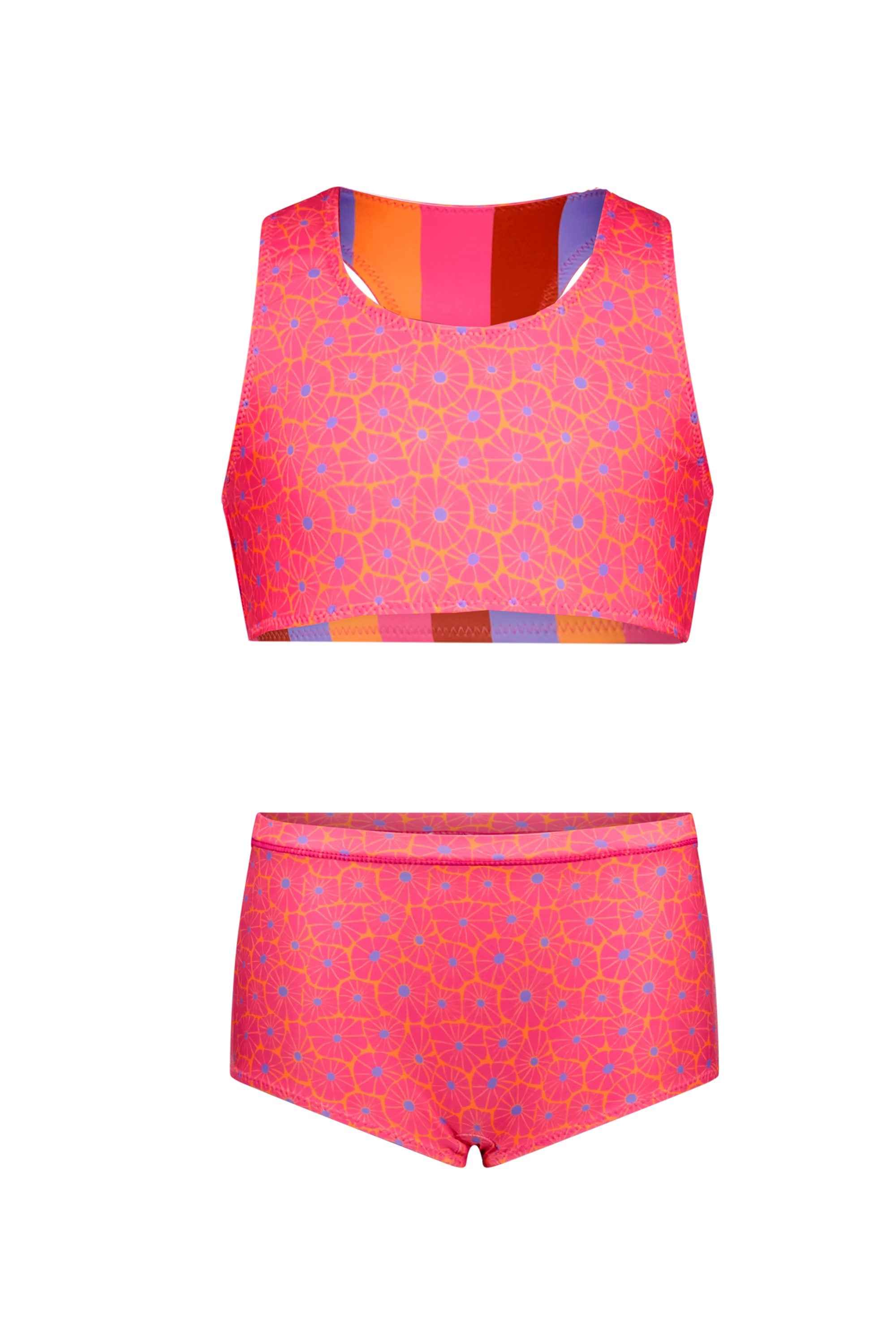 Winona reversible bikini with print