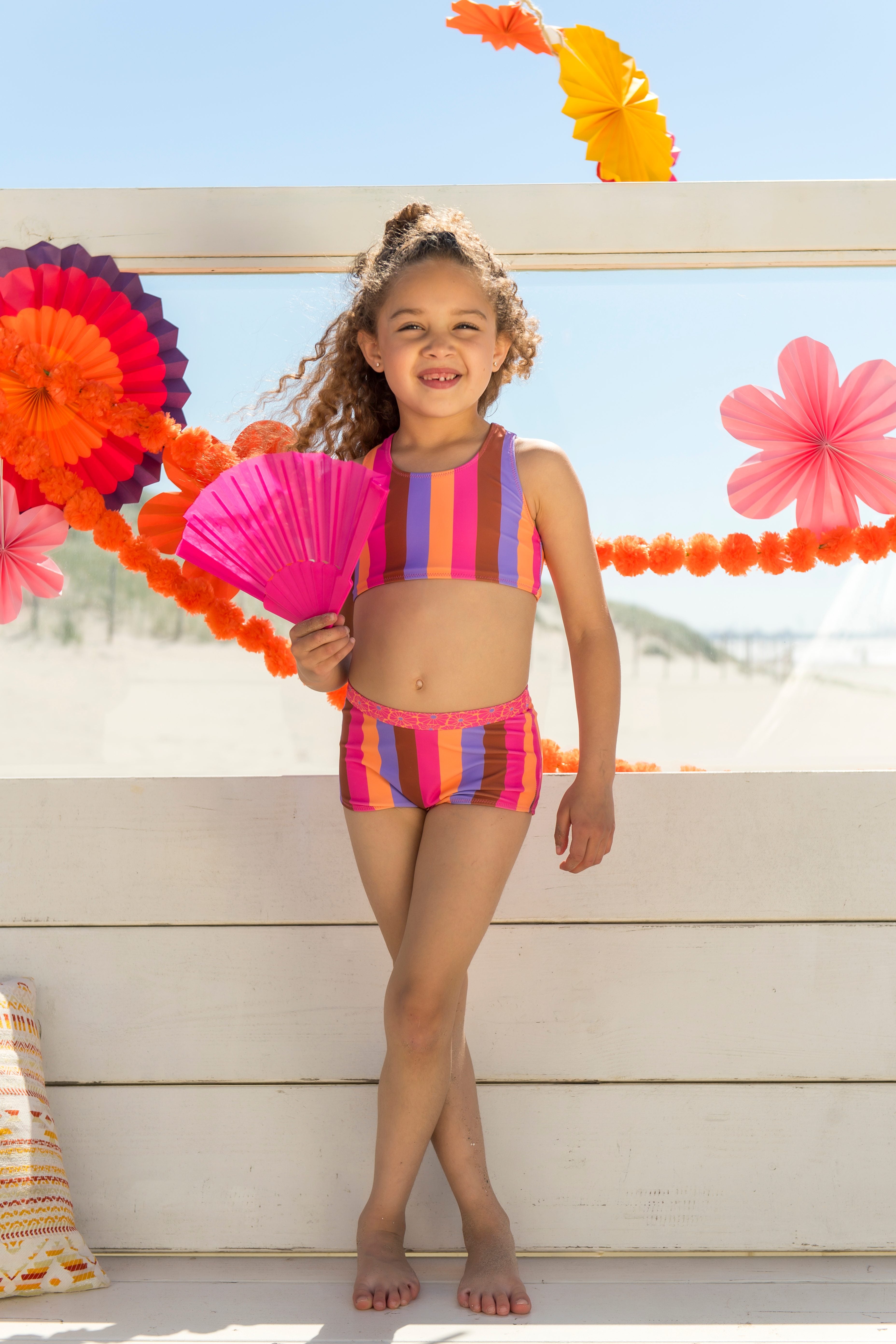 Winona reversible bikini with print