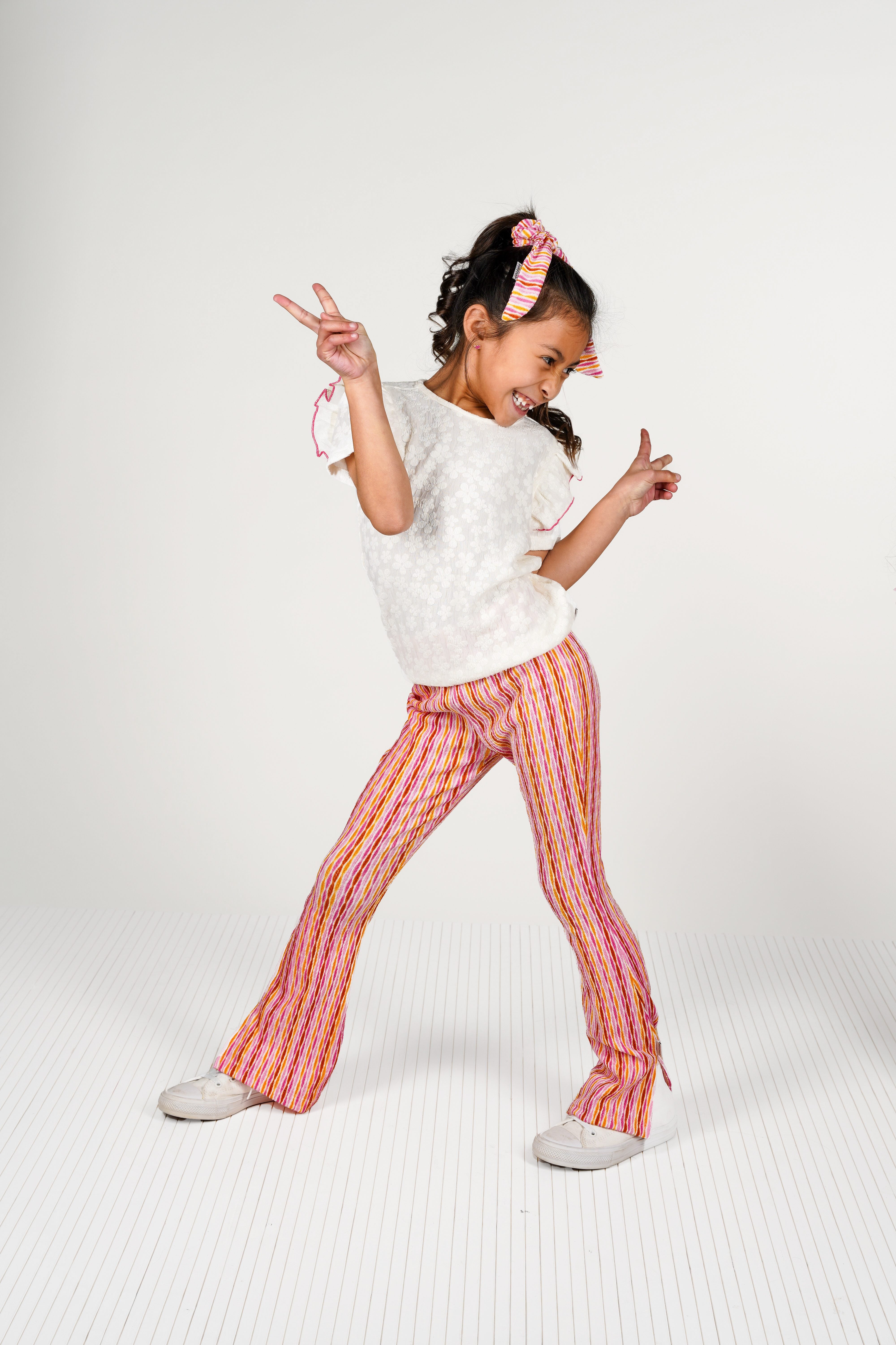 Blake flower top with ruffles