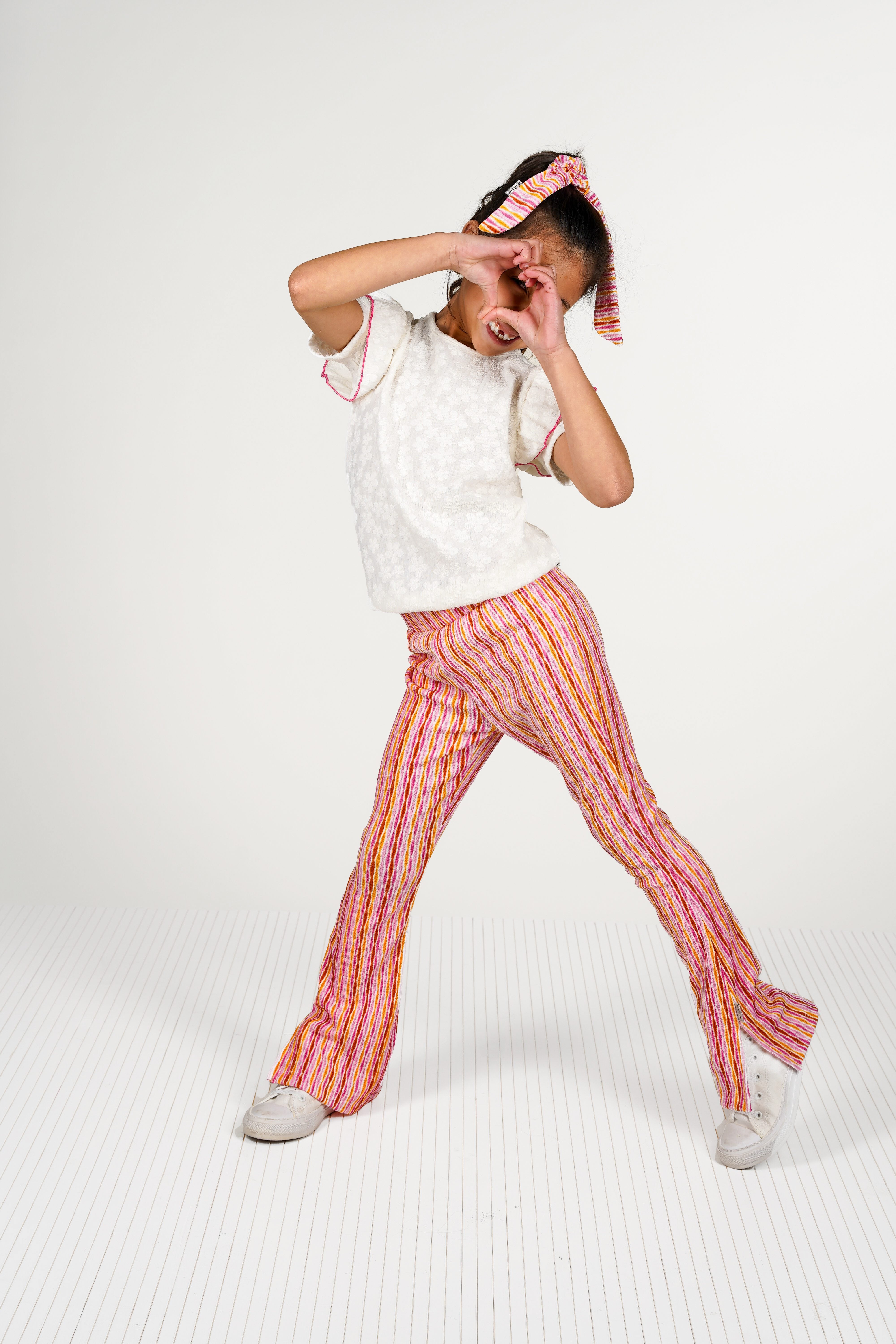 Pepper flared printed pants