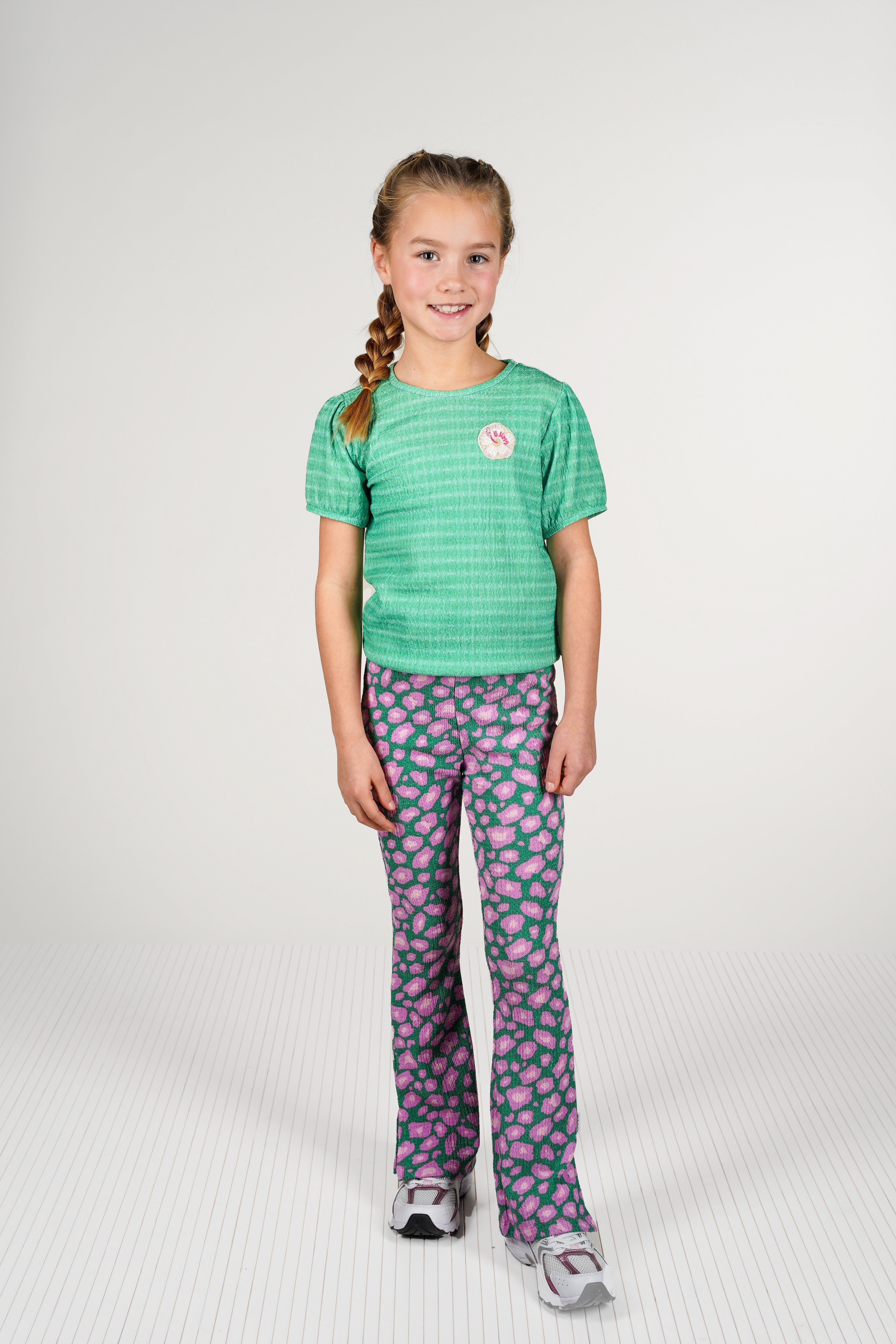 Pepper flared printed pants