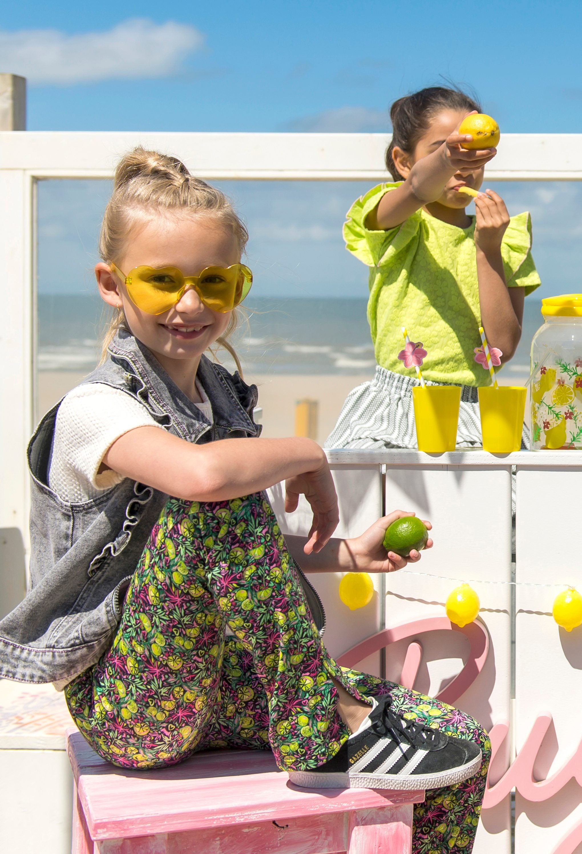 Phoebe flared printed pants