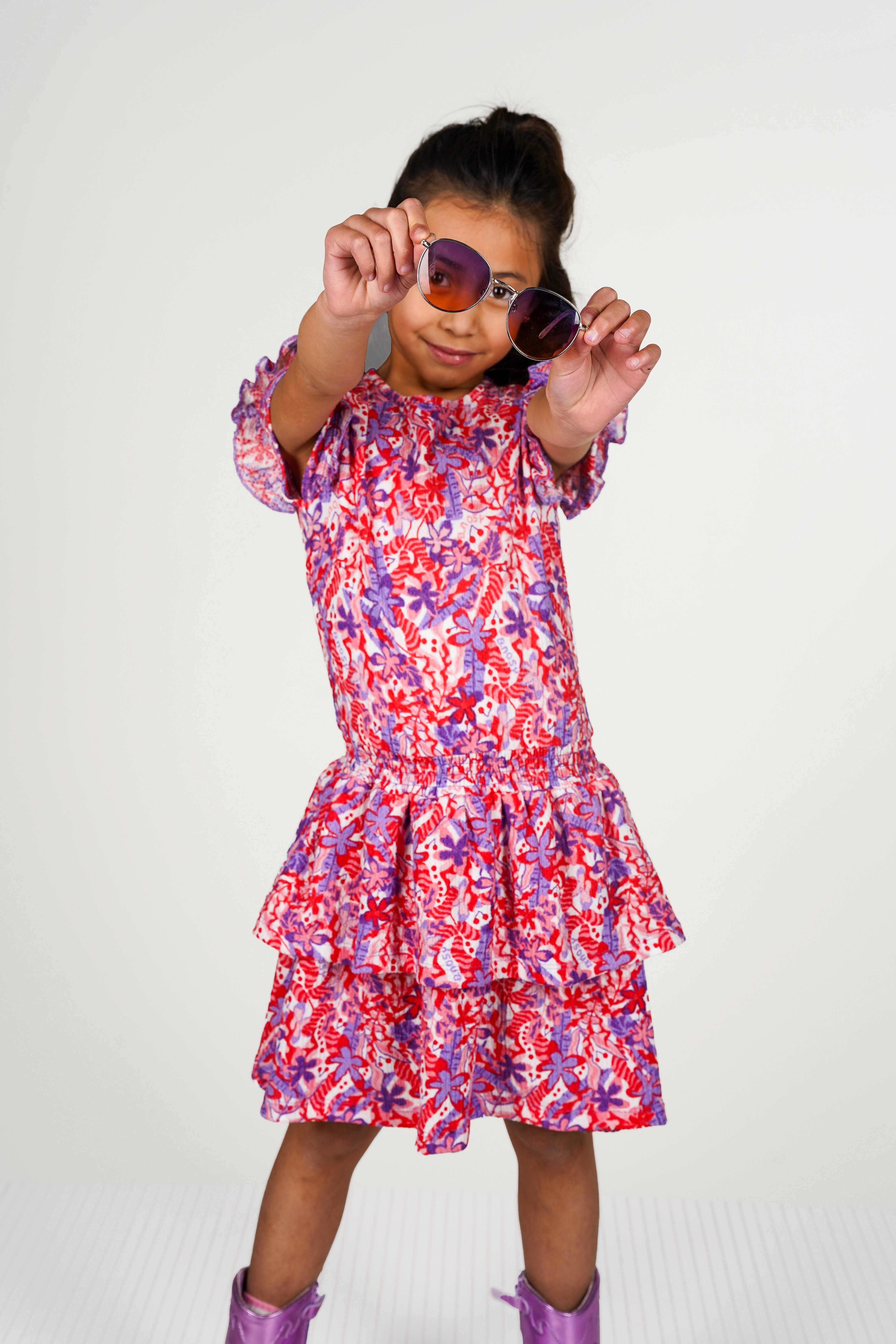 Delphi printed dress
