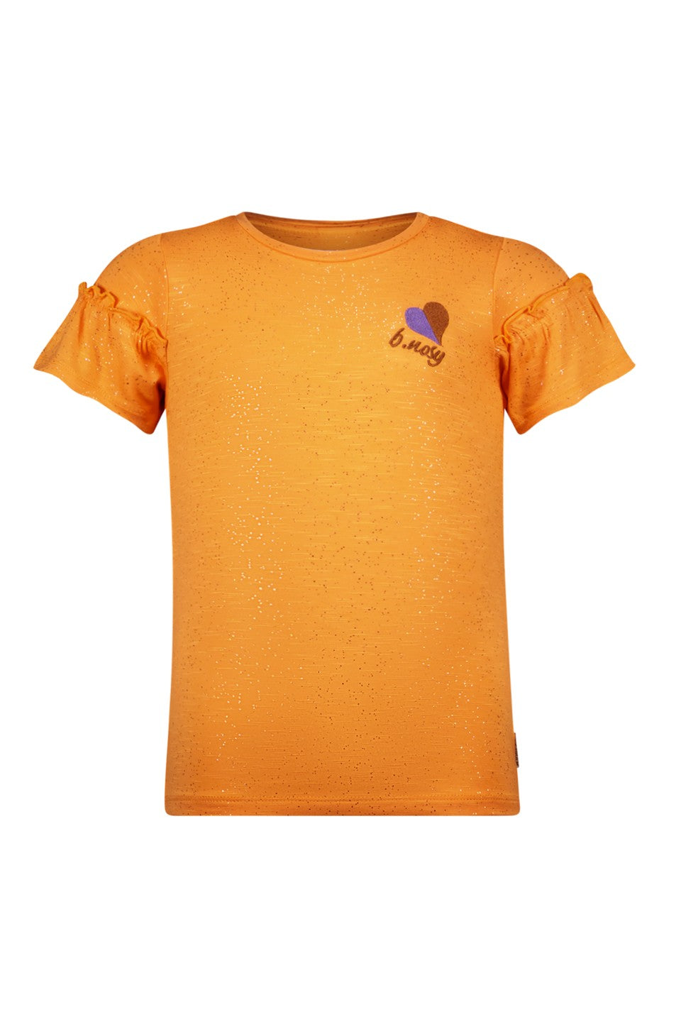 Tika glitter top with balloon sleeve
