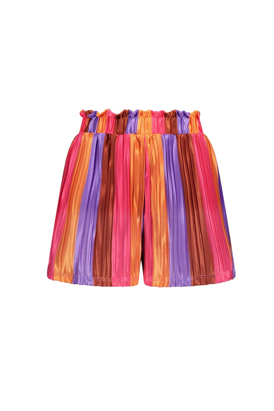 Philou striped plissé shorts