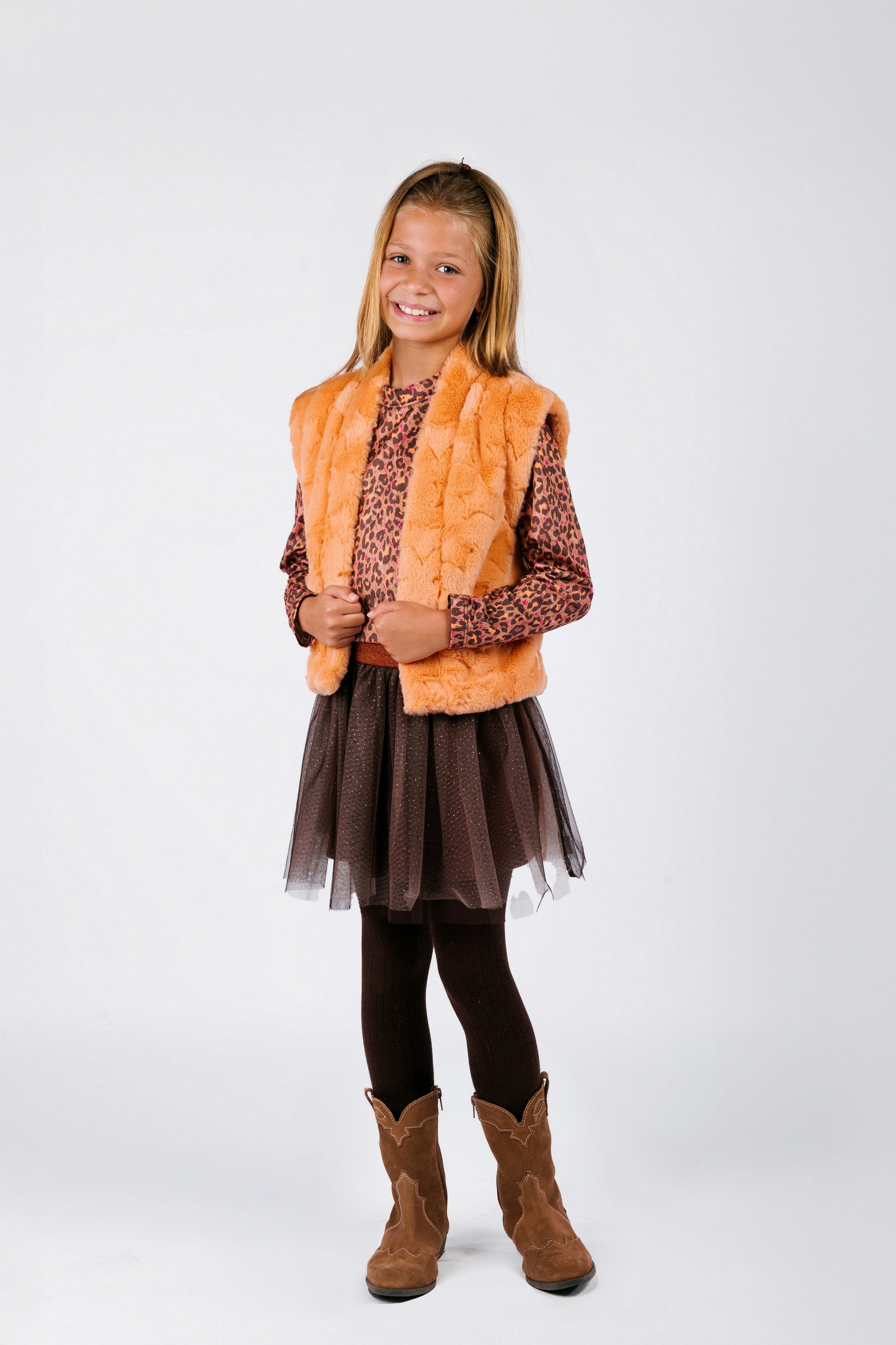 Georgie B.Nosy girls teddy gilet