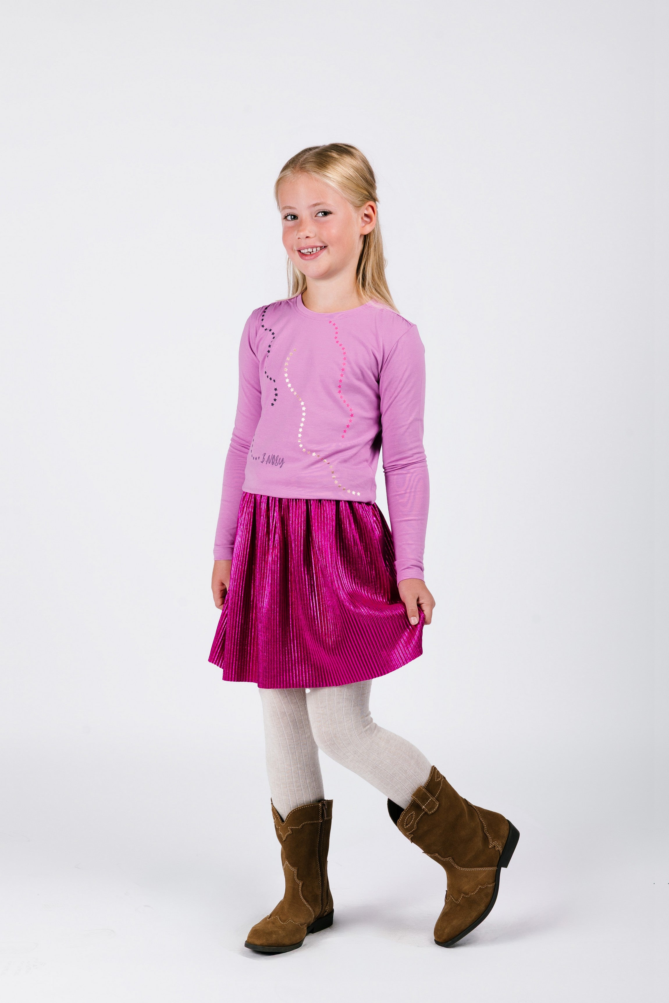 Tara B.Nosy girls long sleeve lila