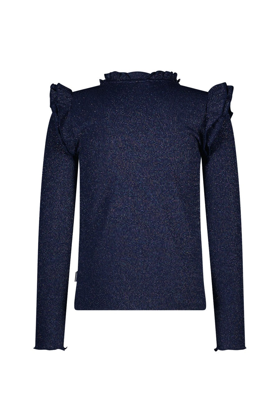 Tonya B.Nosy girls top wit ruffles navy