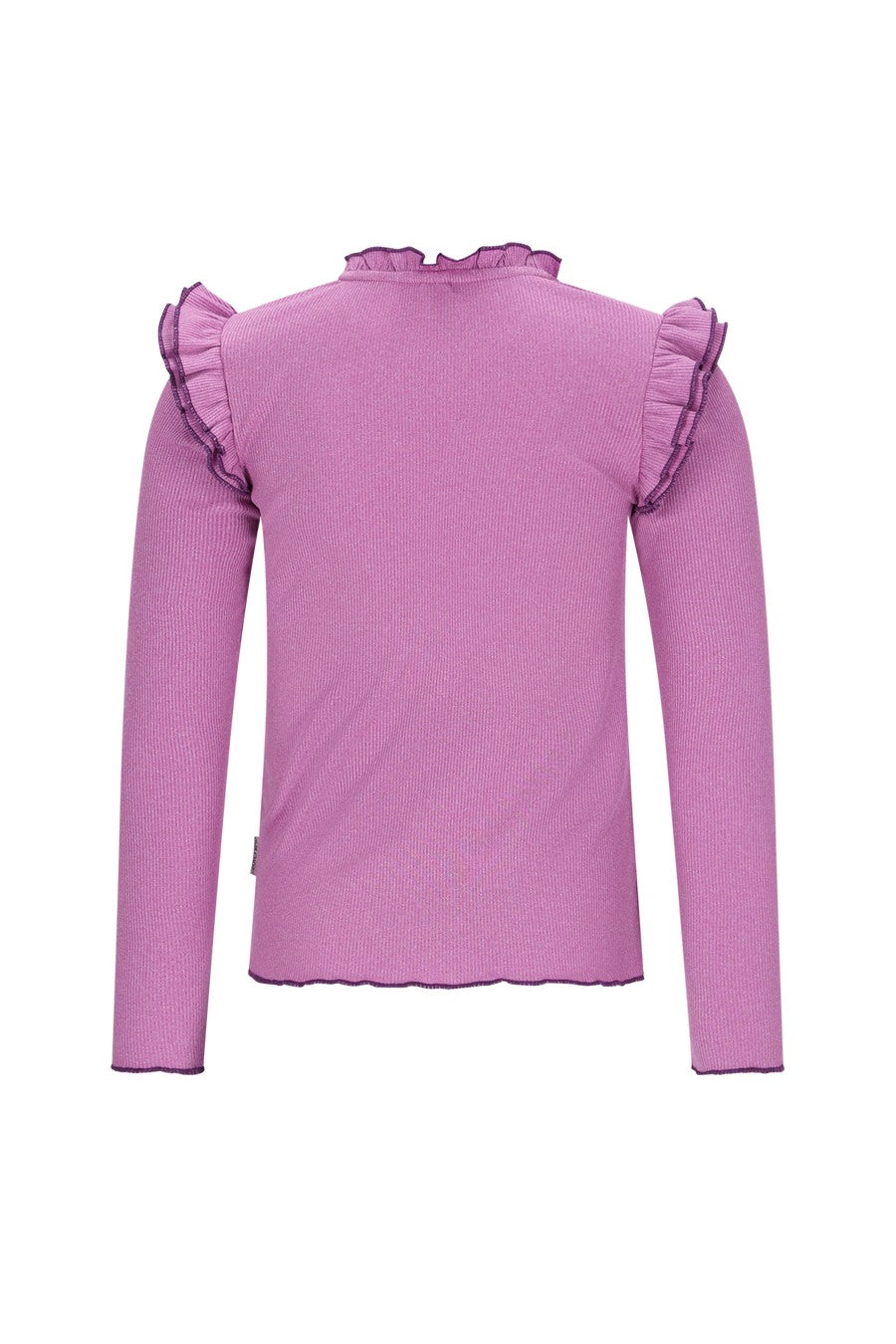 Tonya B.Nosy girls top wit ruffles violet