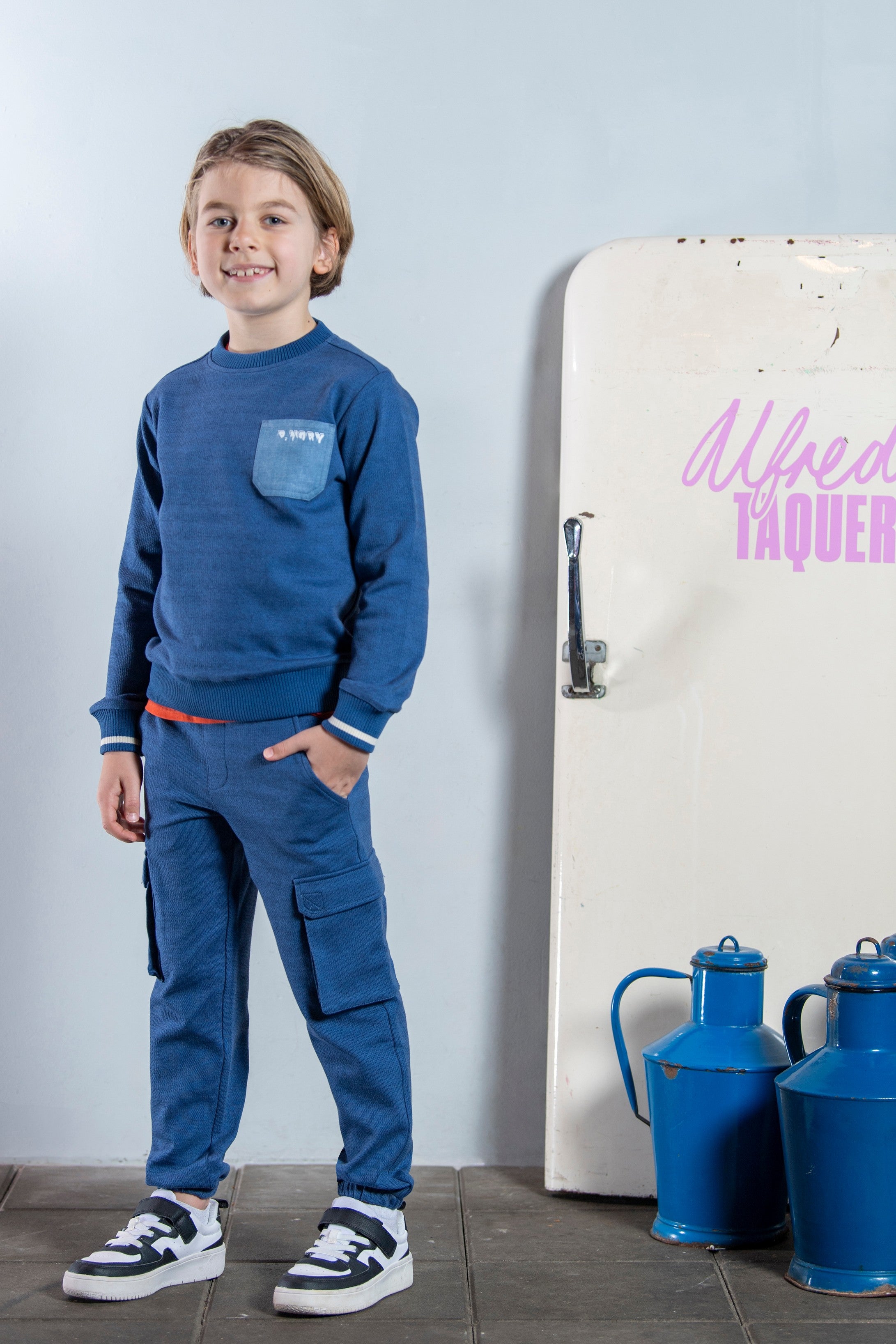 Sven B.Nosy boys melange sweater