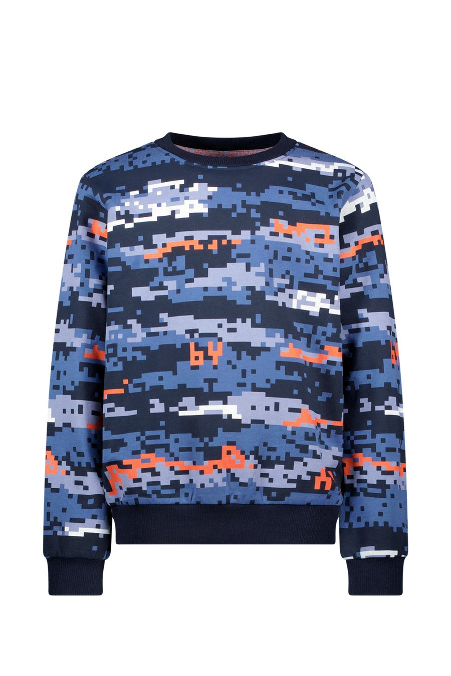 Scott B.Nosy boys printer sweater blauw