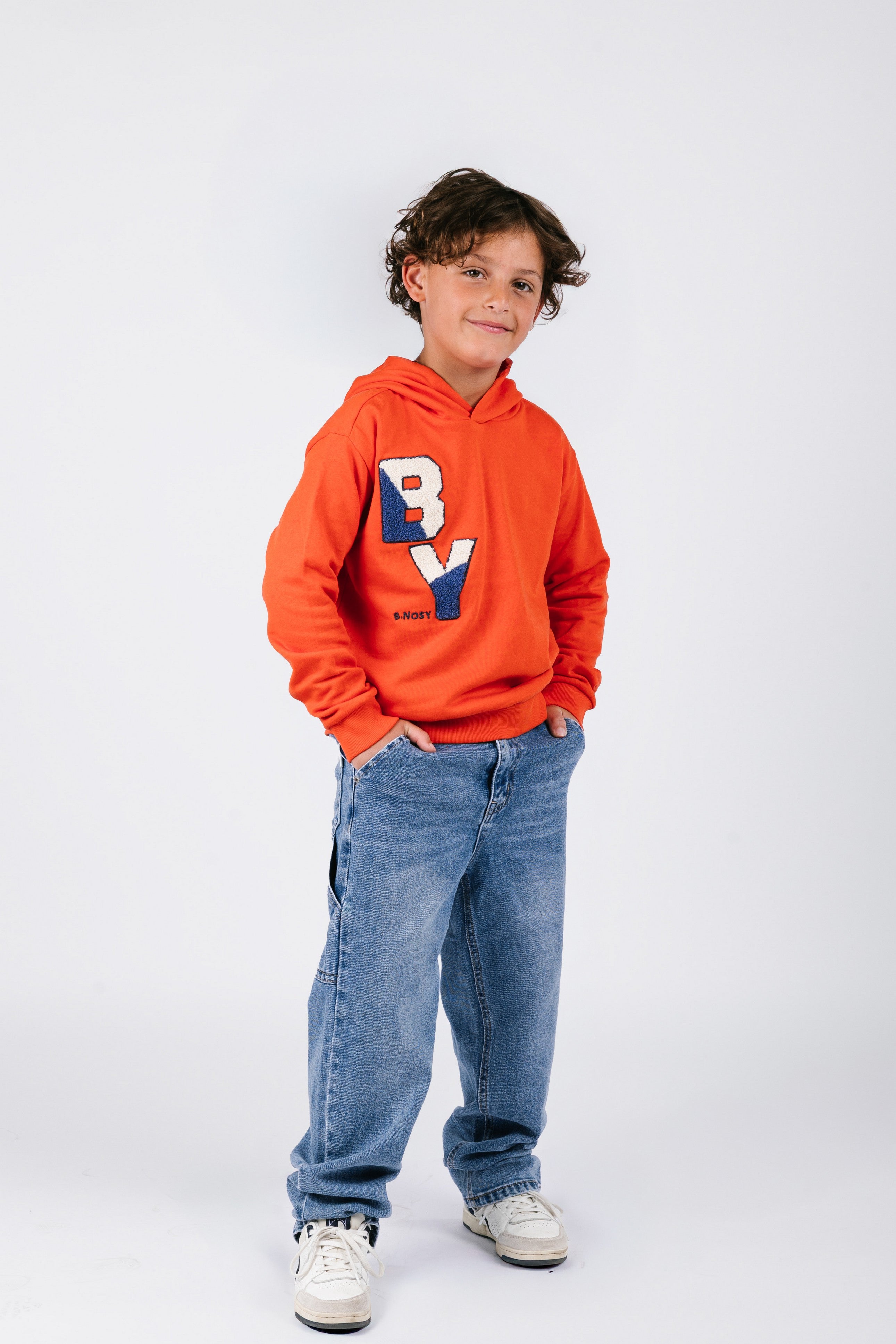 Sep B.Nosy boys hoodie rood