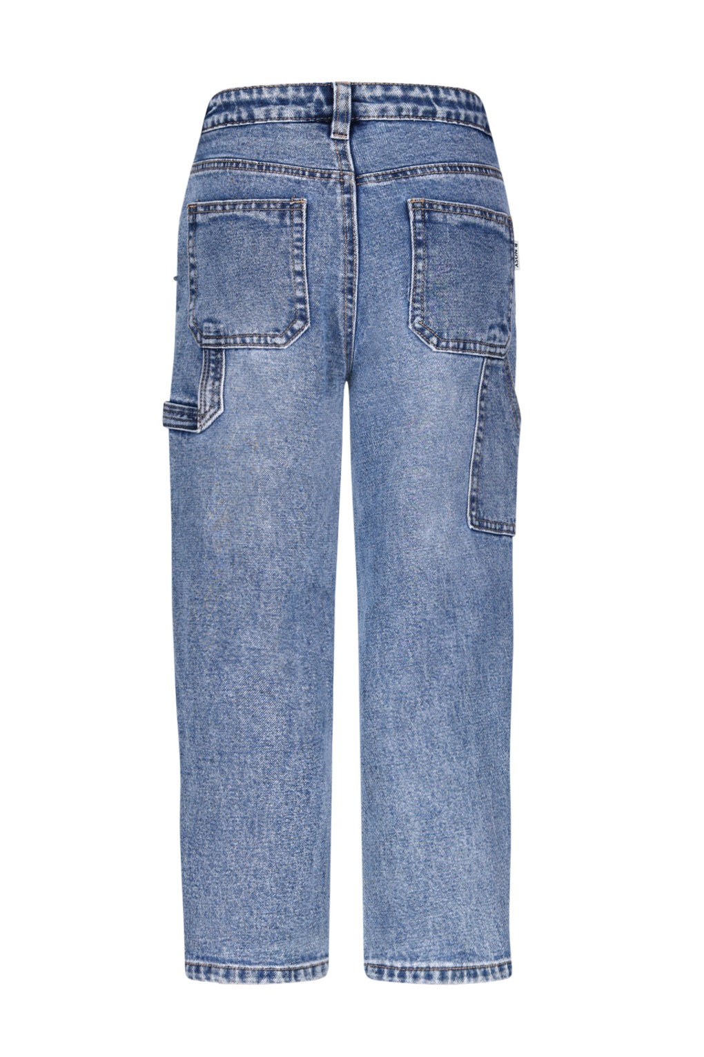 Patty B.Nosy boys cargo denim pants mid blue