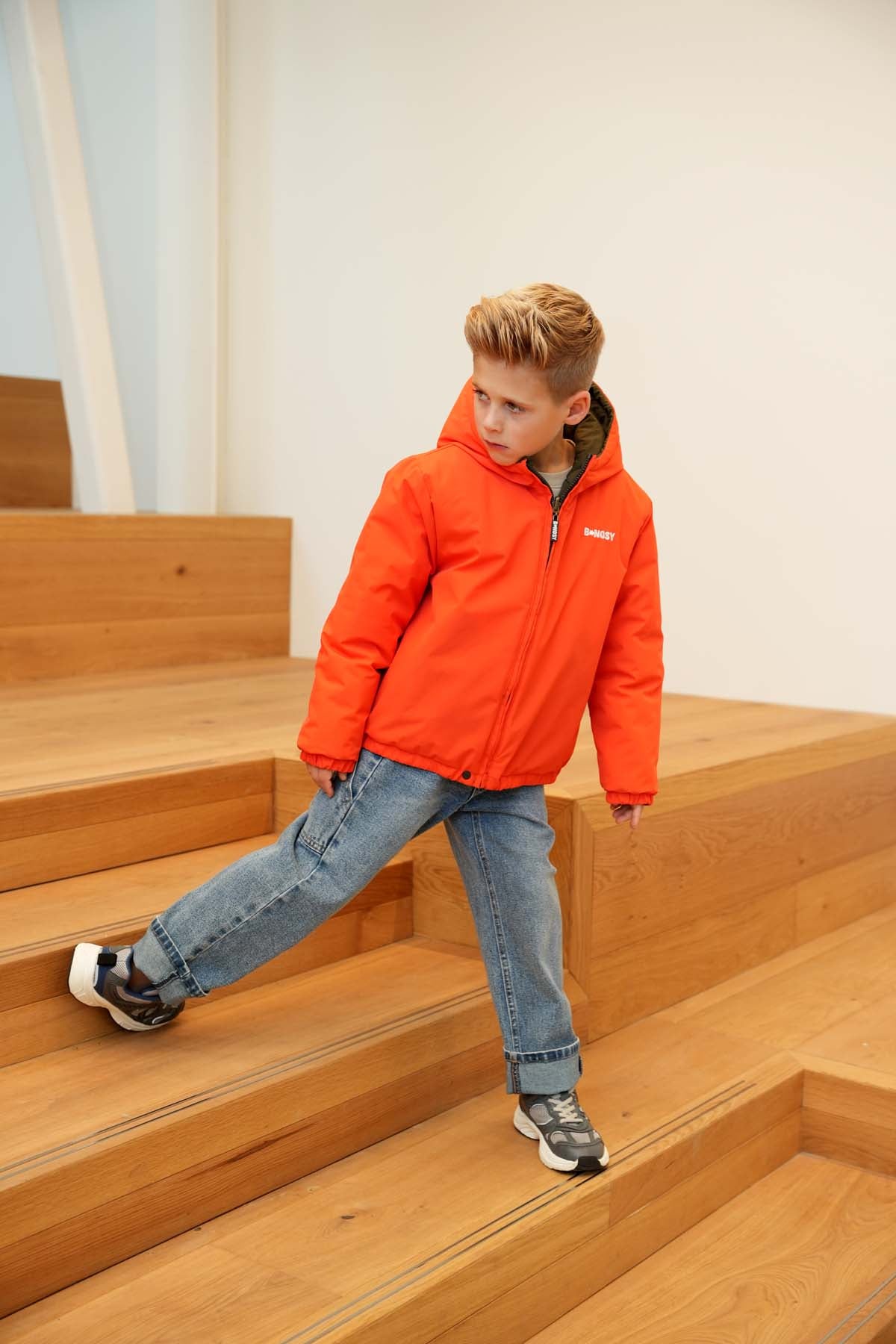Jonny B.Nosy boys reversible jacket